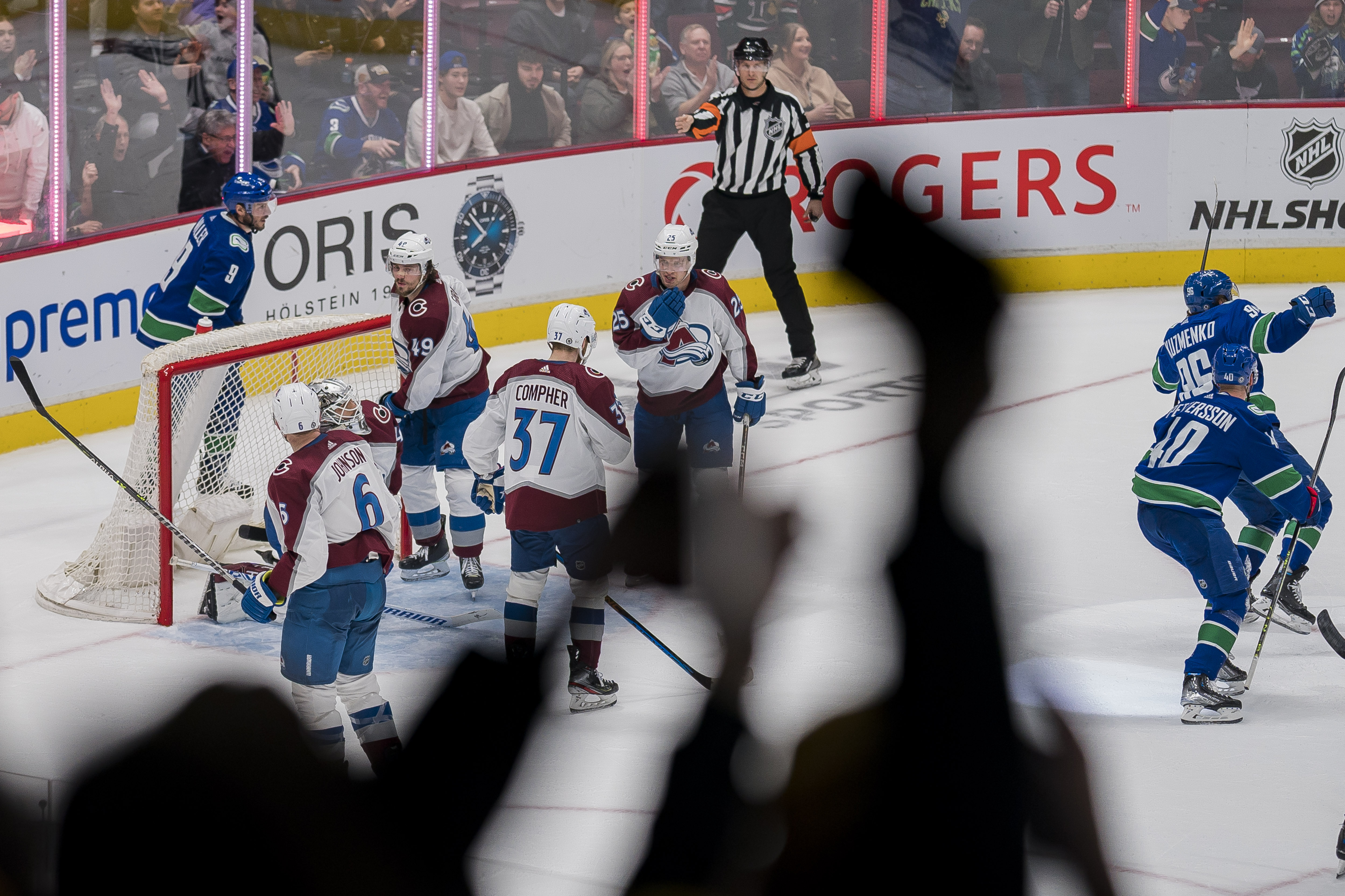 NHL: Colorado Avalanche at Vancouver Canucks