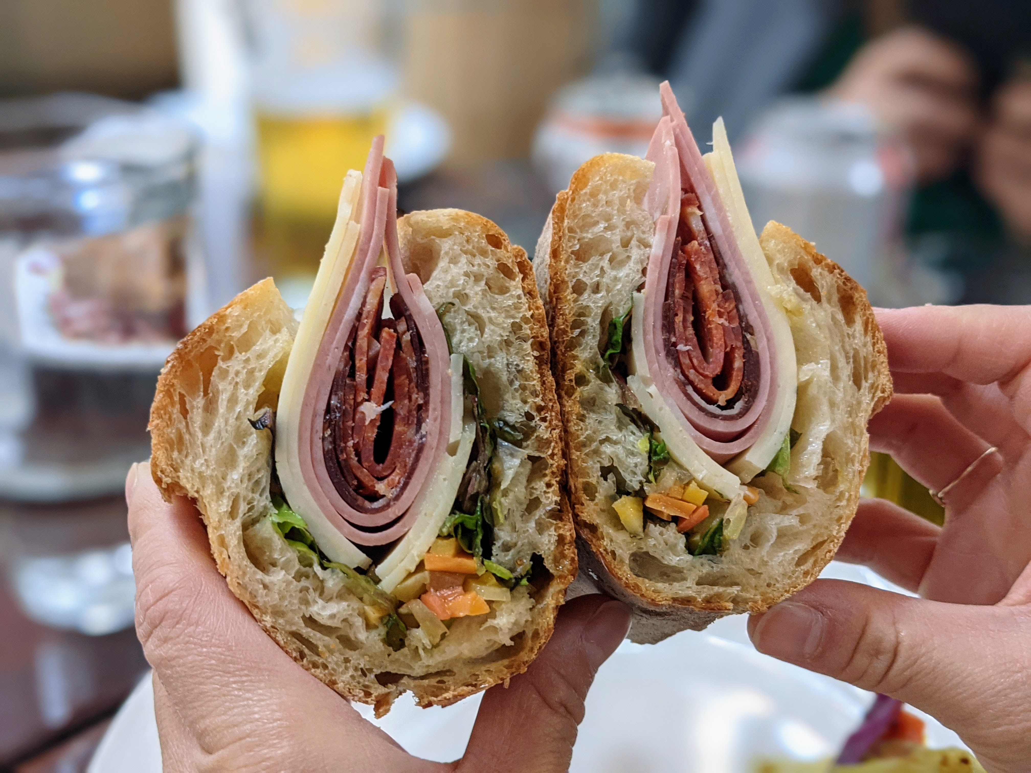 Sandwich from Pane Bianco in Phoenix, Arizona.