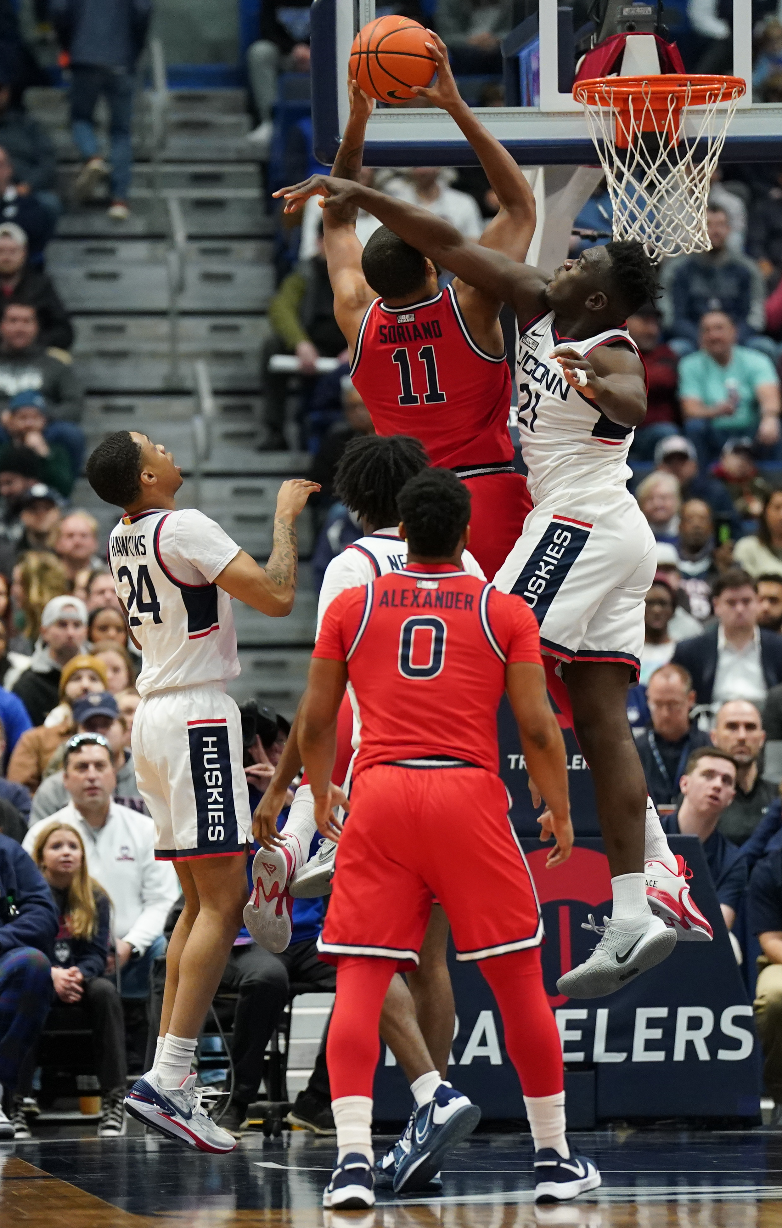 NCAA Basketball: St. John at Connecticut