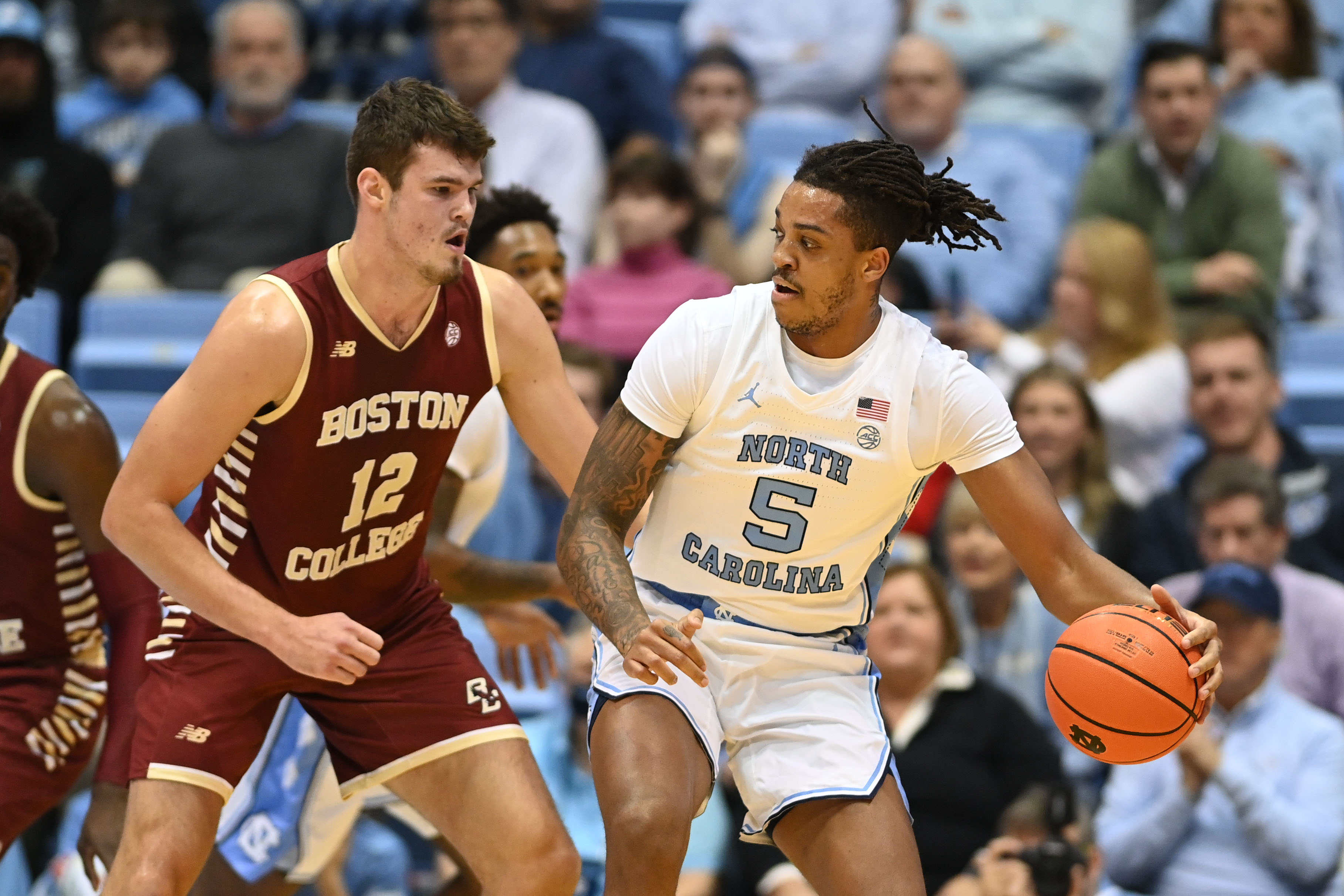 NCAA Basketball: Boston College at North Carolina
