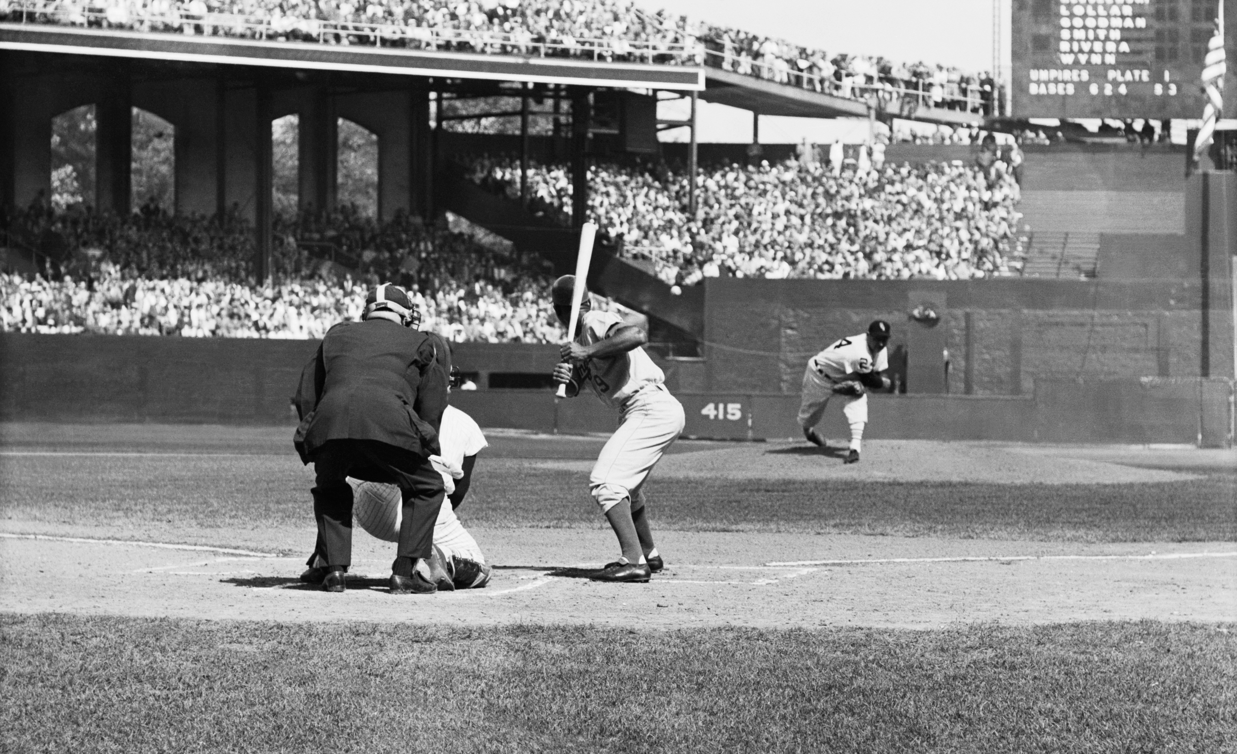 First pitch in 1959 World Series
