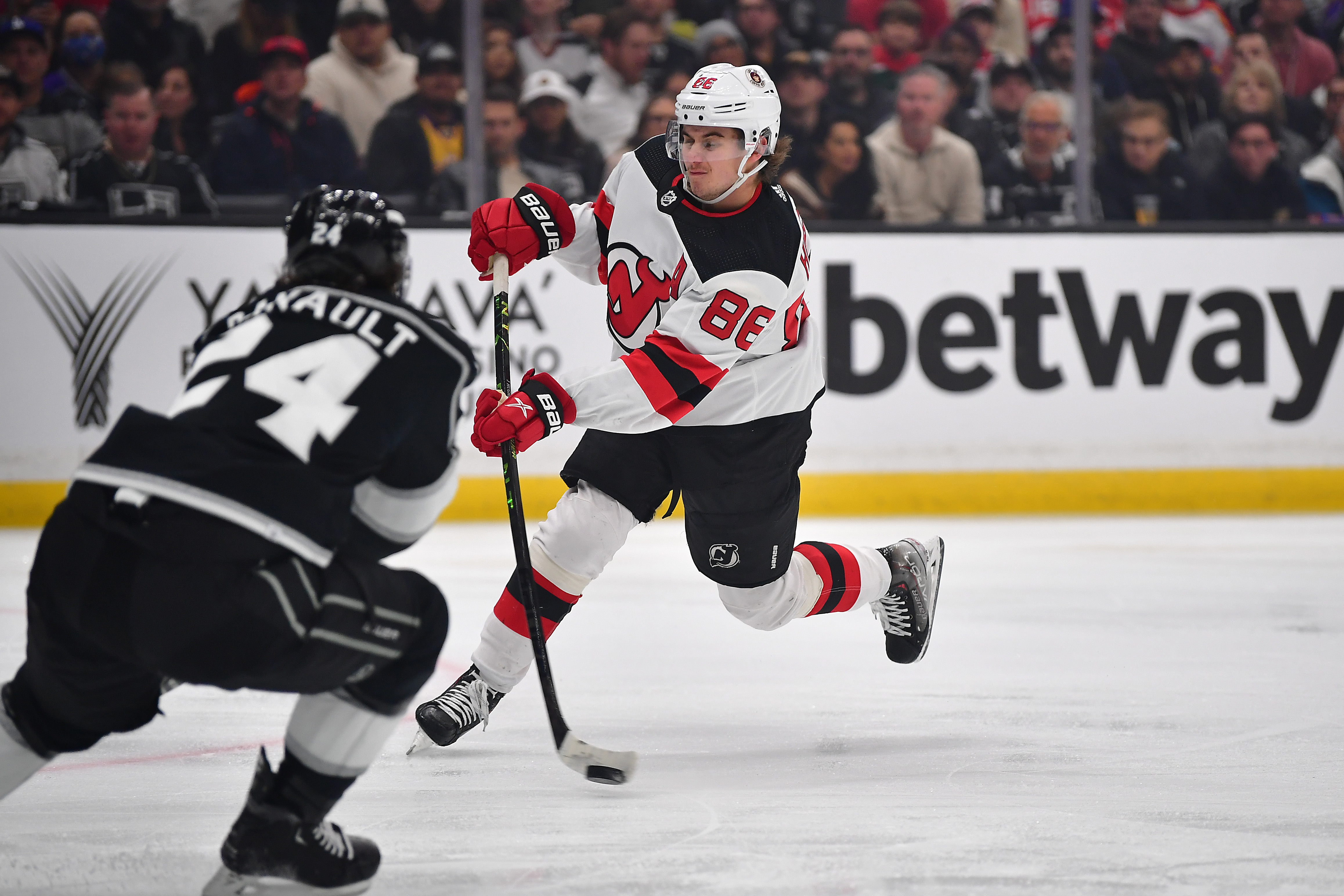 NHL: New Jersey Devils at Los Angeles Kings