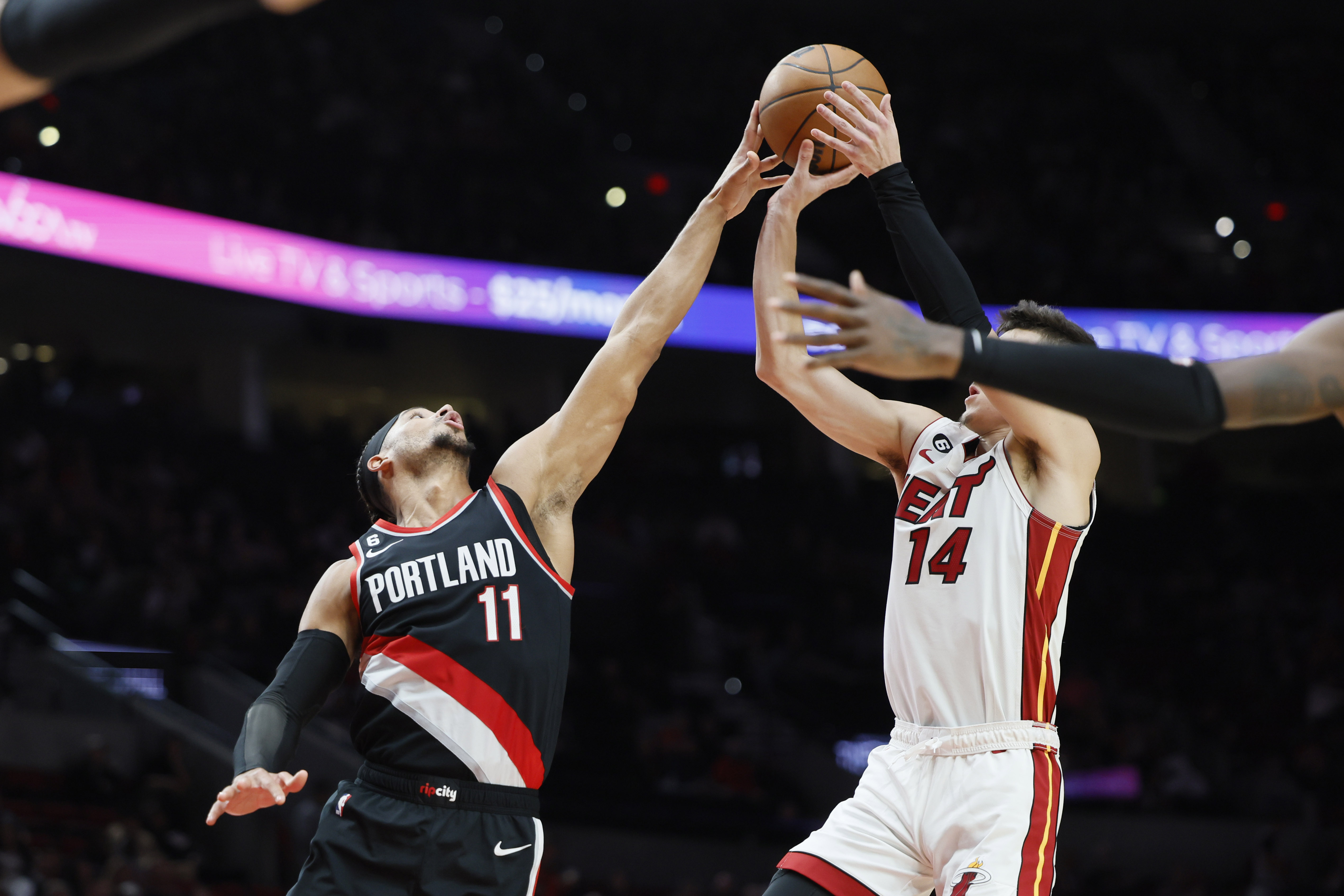 NBA: Miami Heat at Portland Trail Blazers