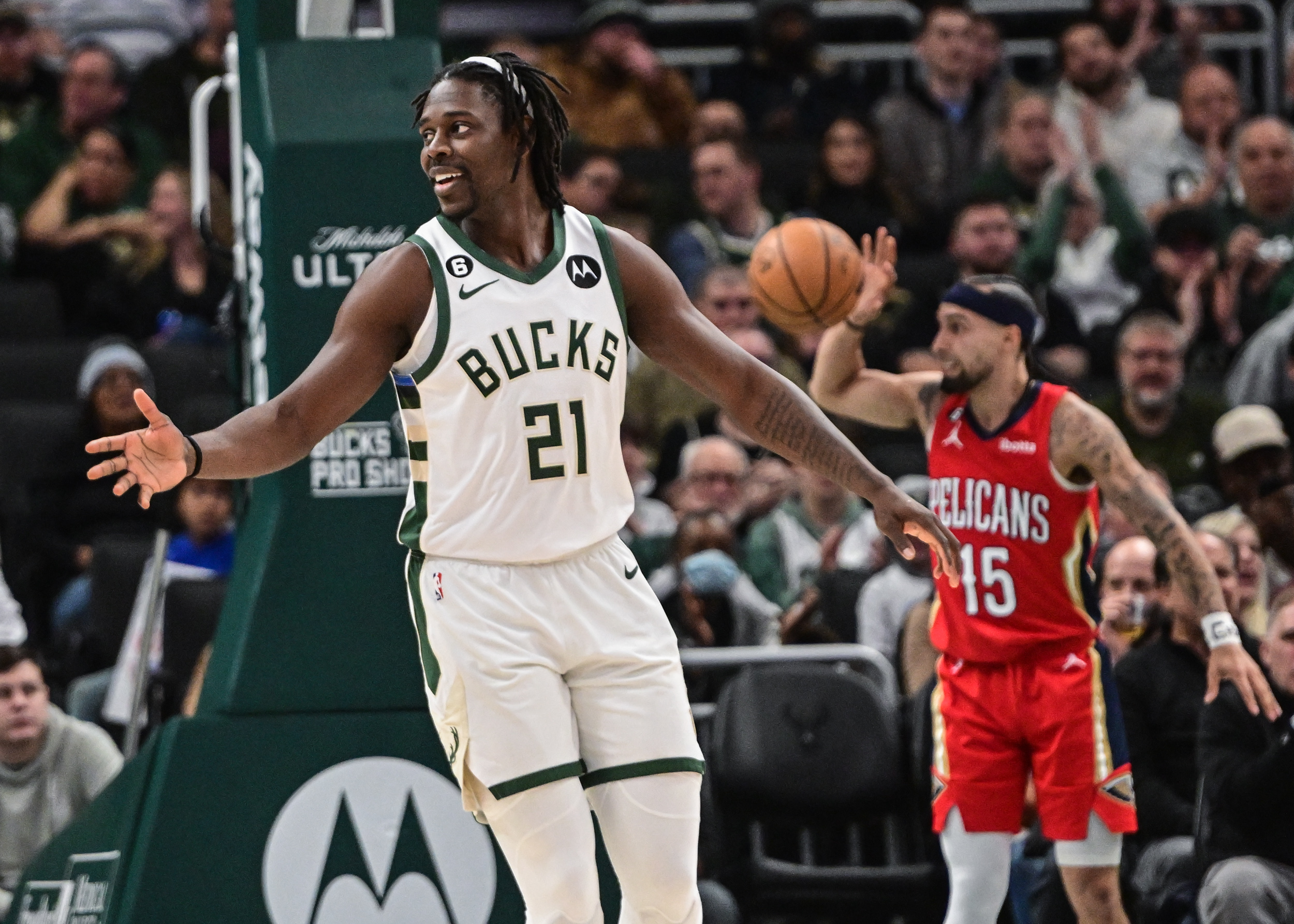 NBA: New Orleans Pelicans at Milwaukee Bucks