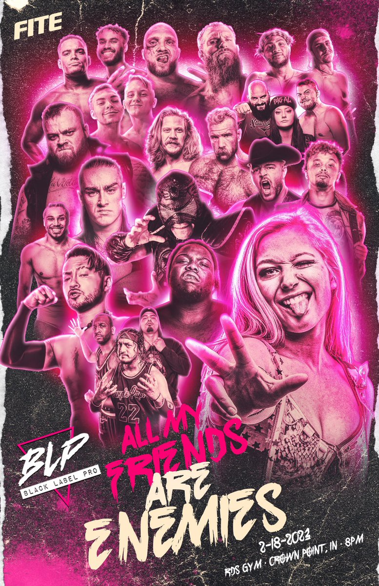 Poster for BLP All My Friends Are Enemies