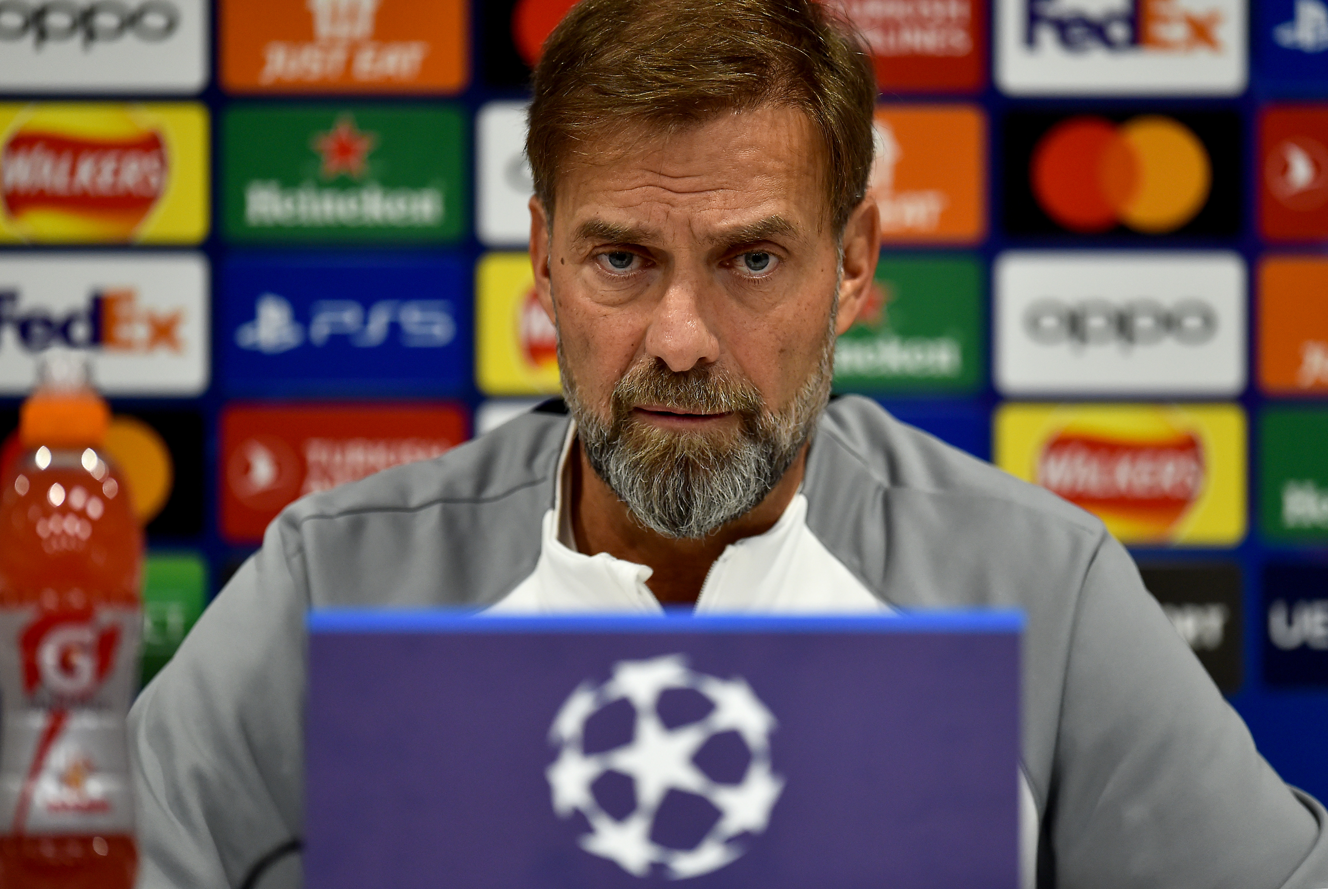 Liverpool Press Conference - UEFA Champions League