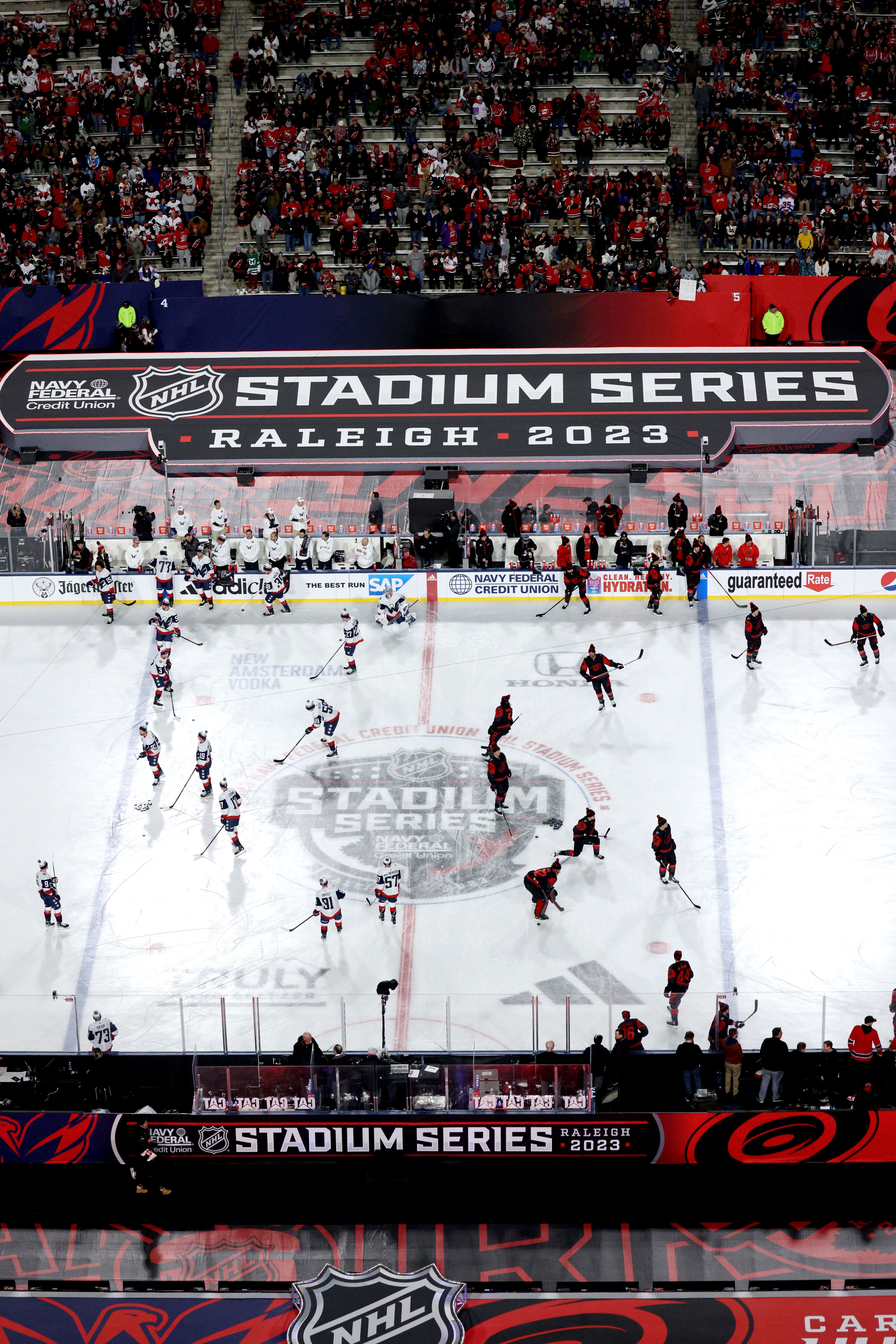 2023 Navy Federal Credit Union NHL Stadium Series - Raleigh - Washington Capitals v Carolina Hurricanes