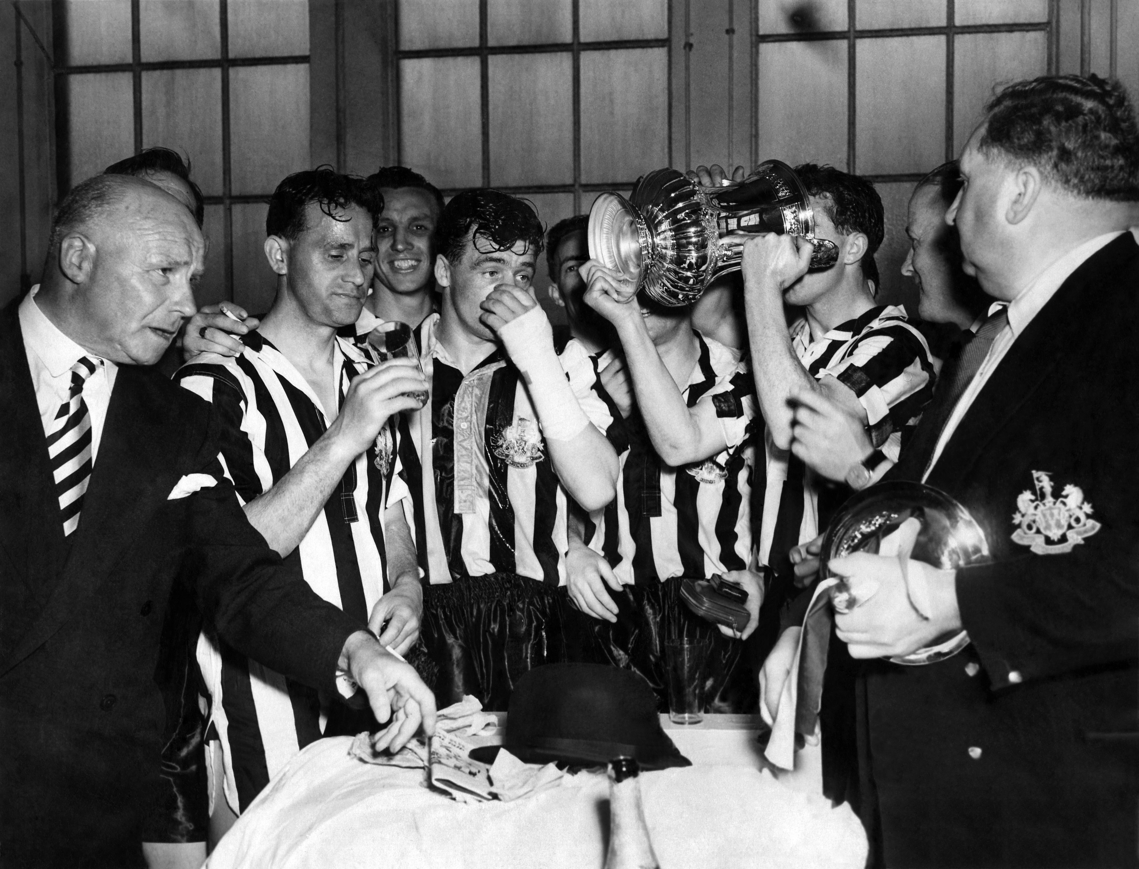 Newcastle United v Manchester City FA Cup Final 1955