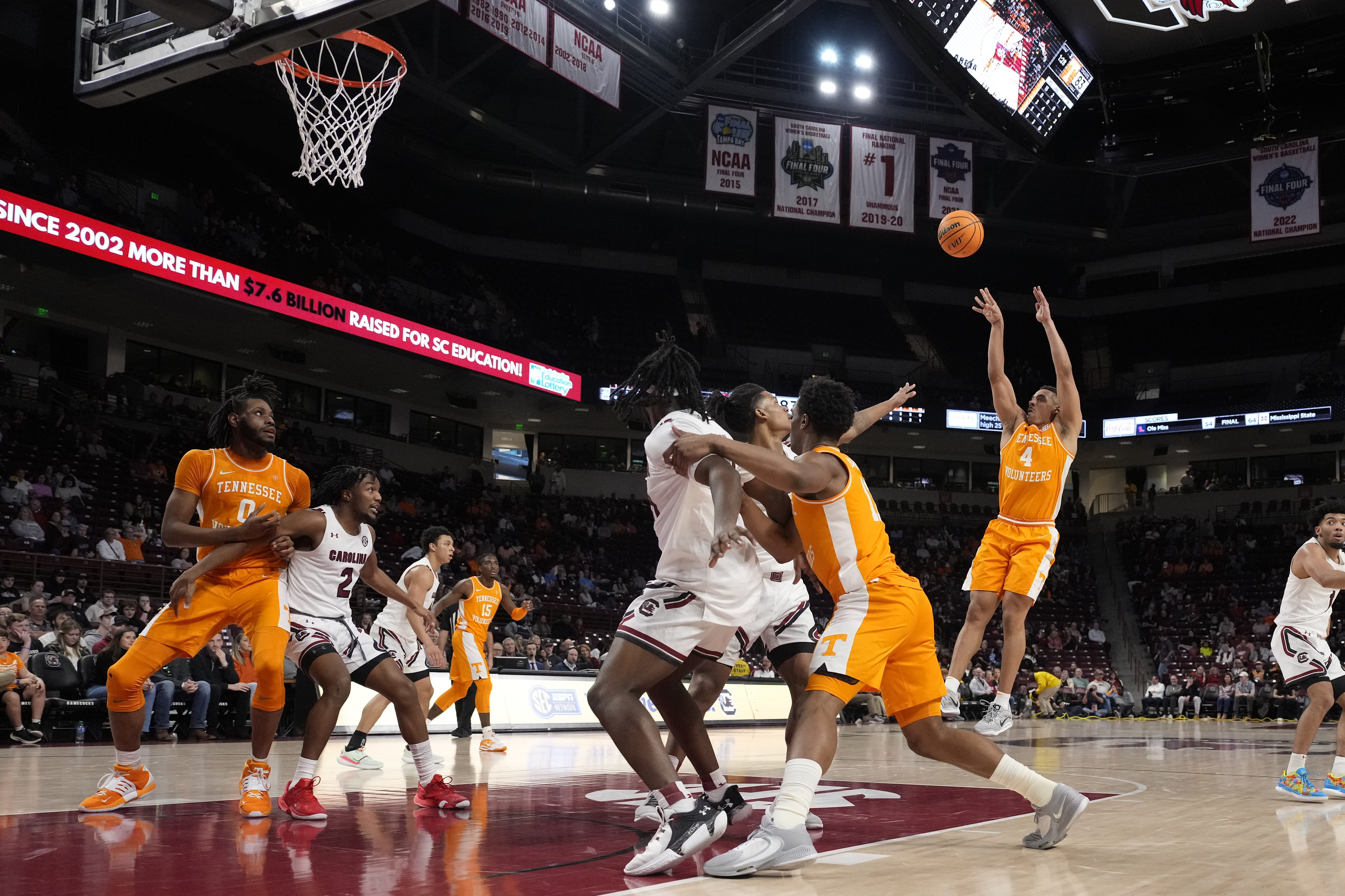 NCAA Basketball: Tennessee at South Carolina