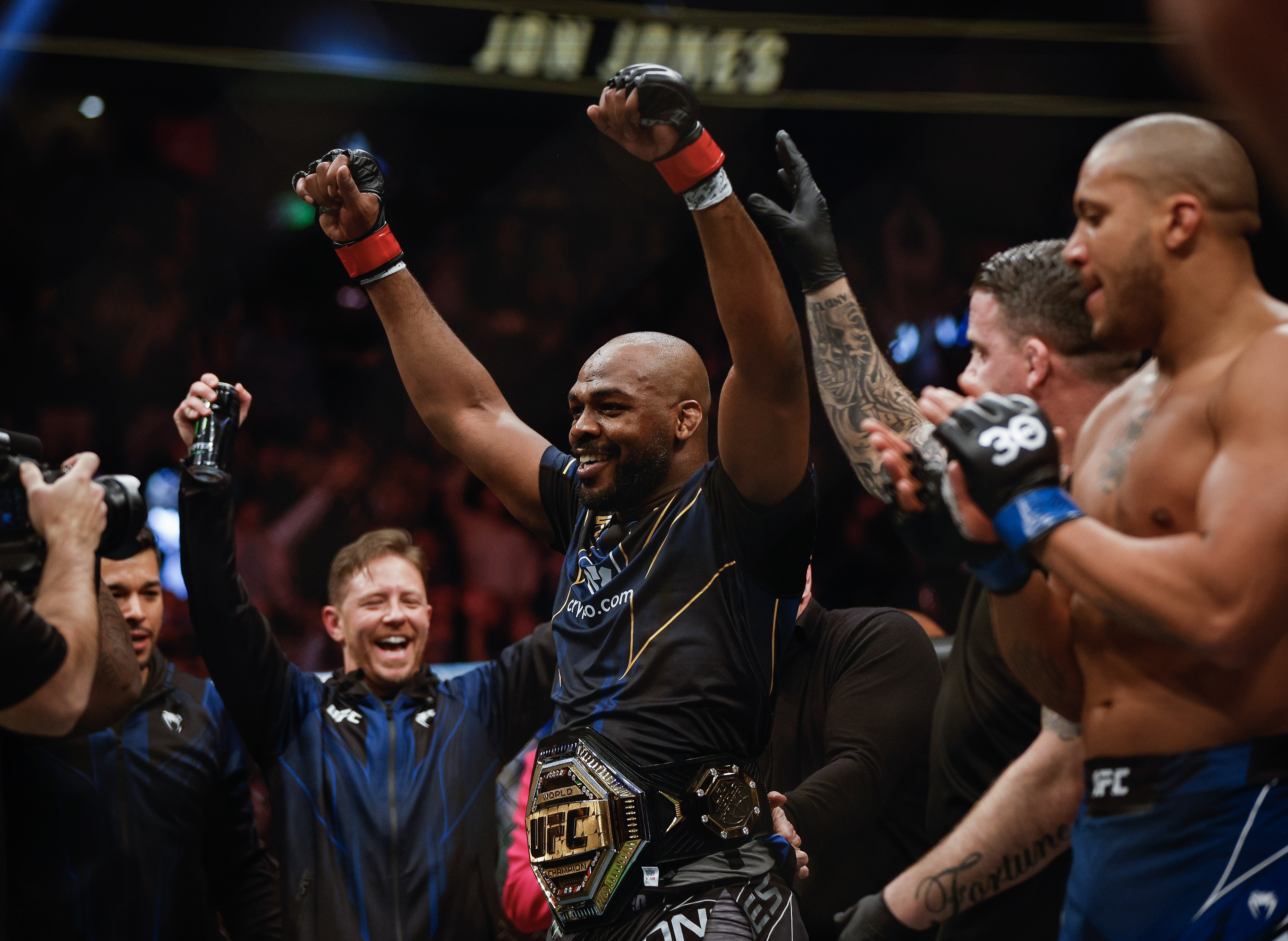 Jon Jones won his UFC record 15th title fight with a submission win over Ciryl Gane at UFC 285