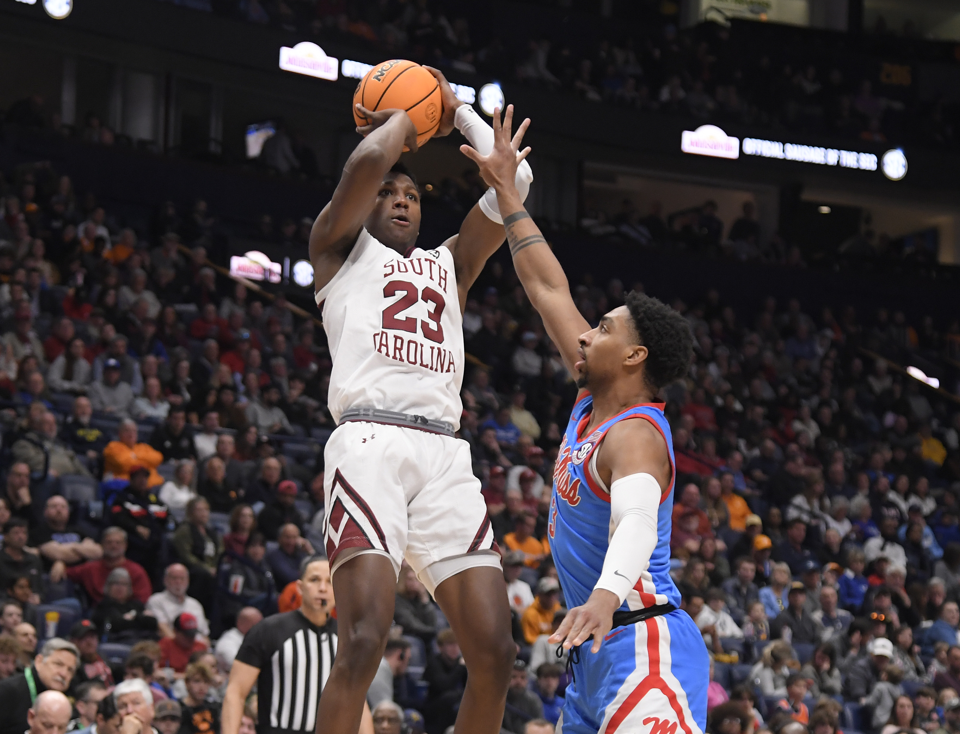 NCAA Basketball: SEC Conference Tournament First Round - South Carolina vs Ole Miss