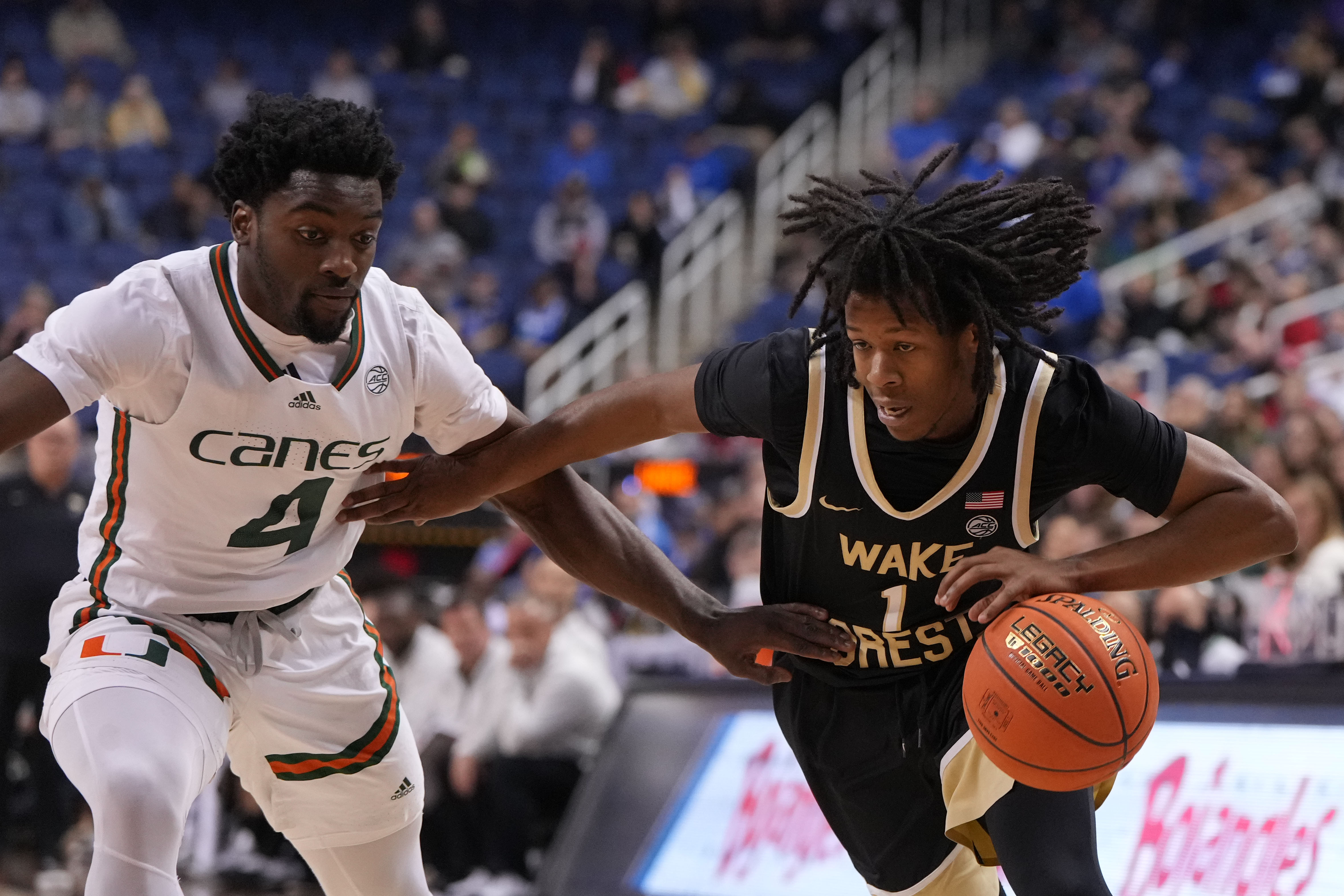 NCAA Basketball: ACC Conference Tournament Quarterfinals - Miami vs Wake Forest