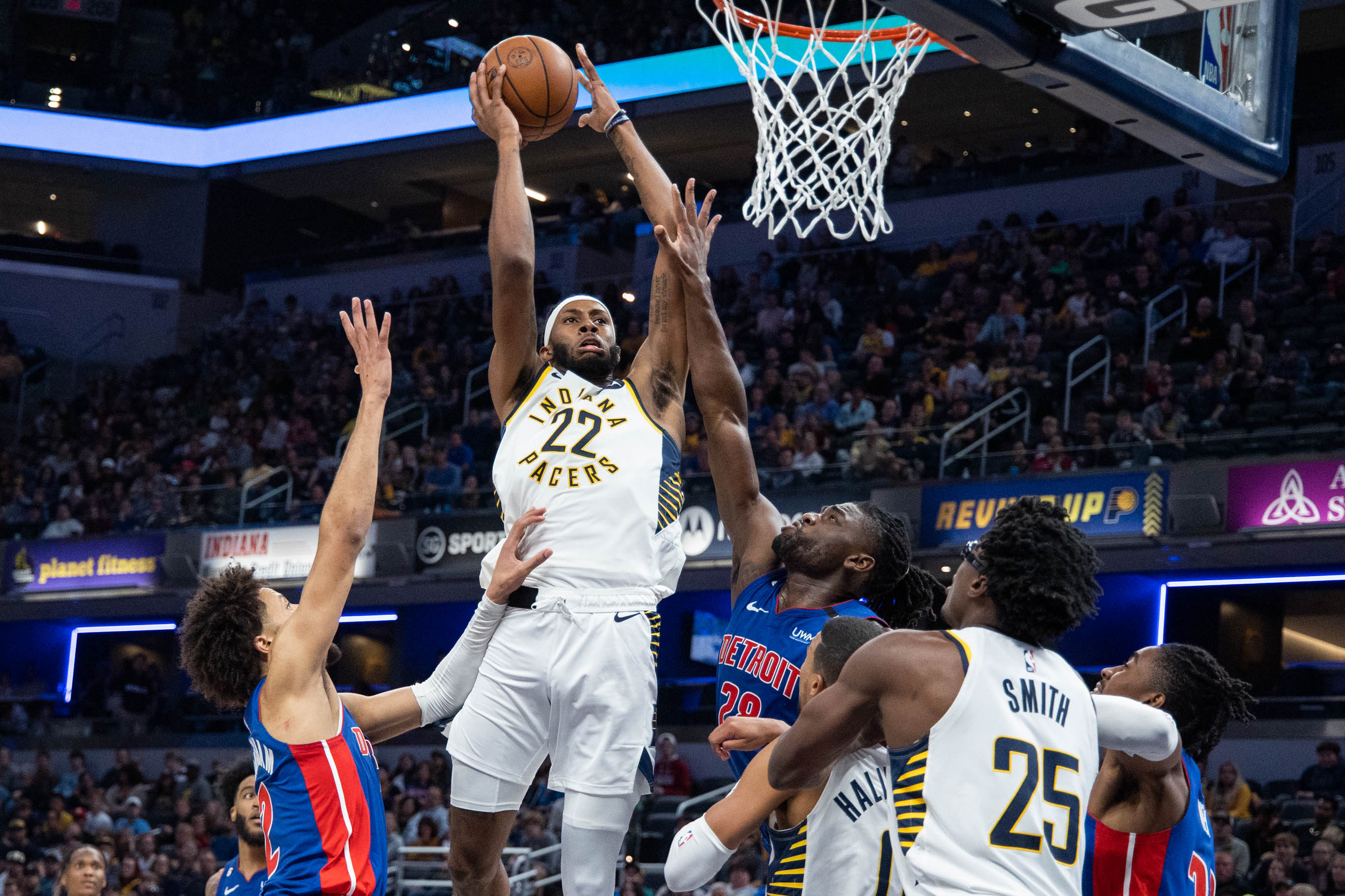NBA: Detroit Pistons at Indiana Pacers