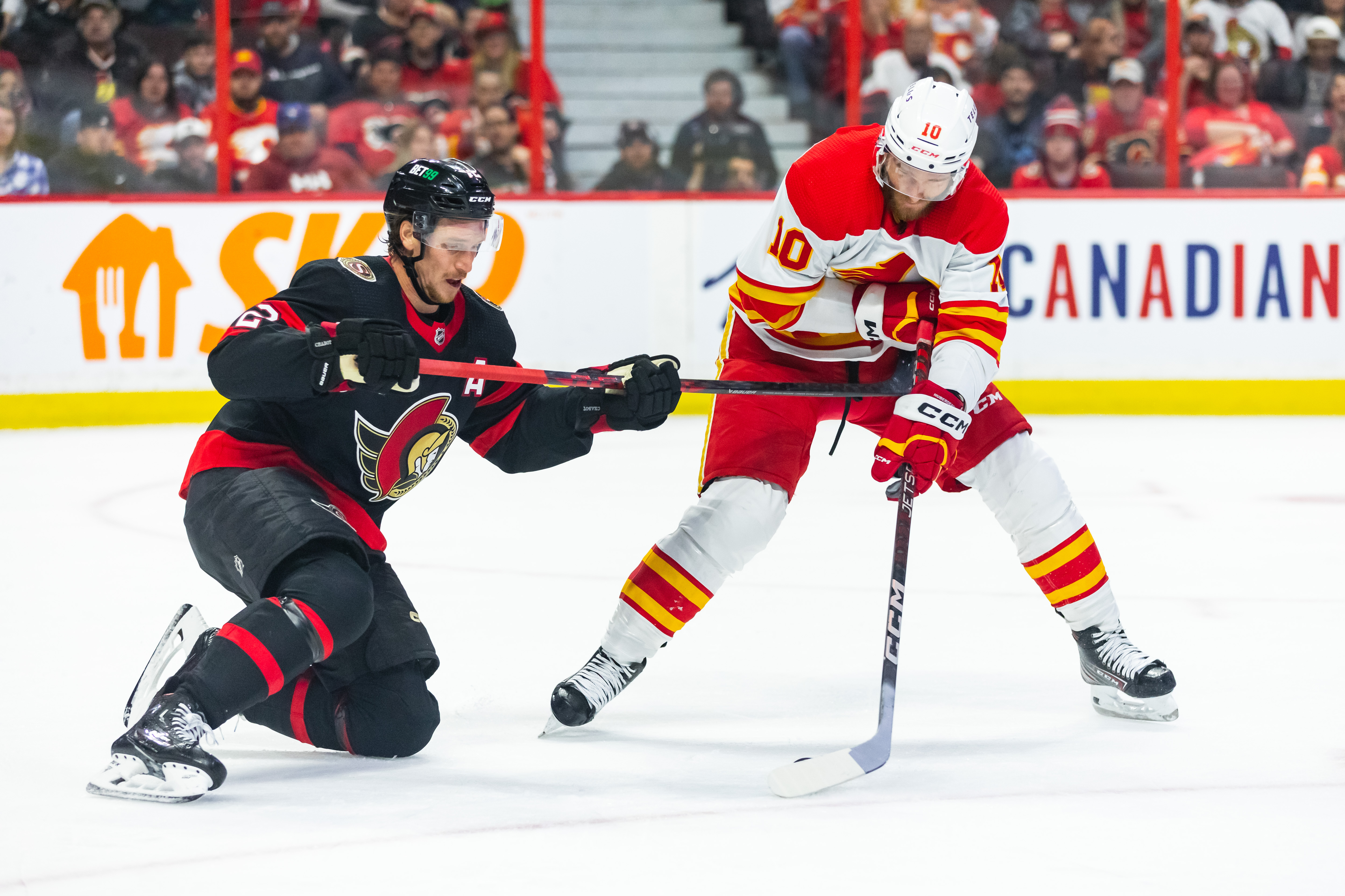 NHL: FEB 13 Flames at Senators