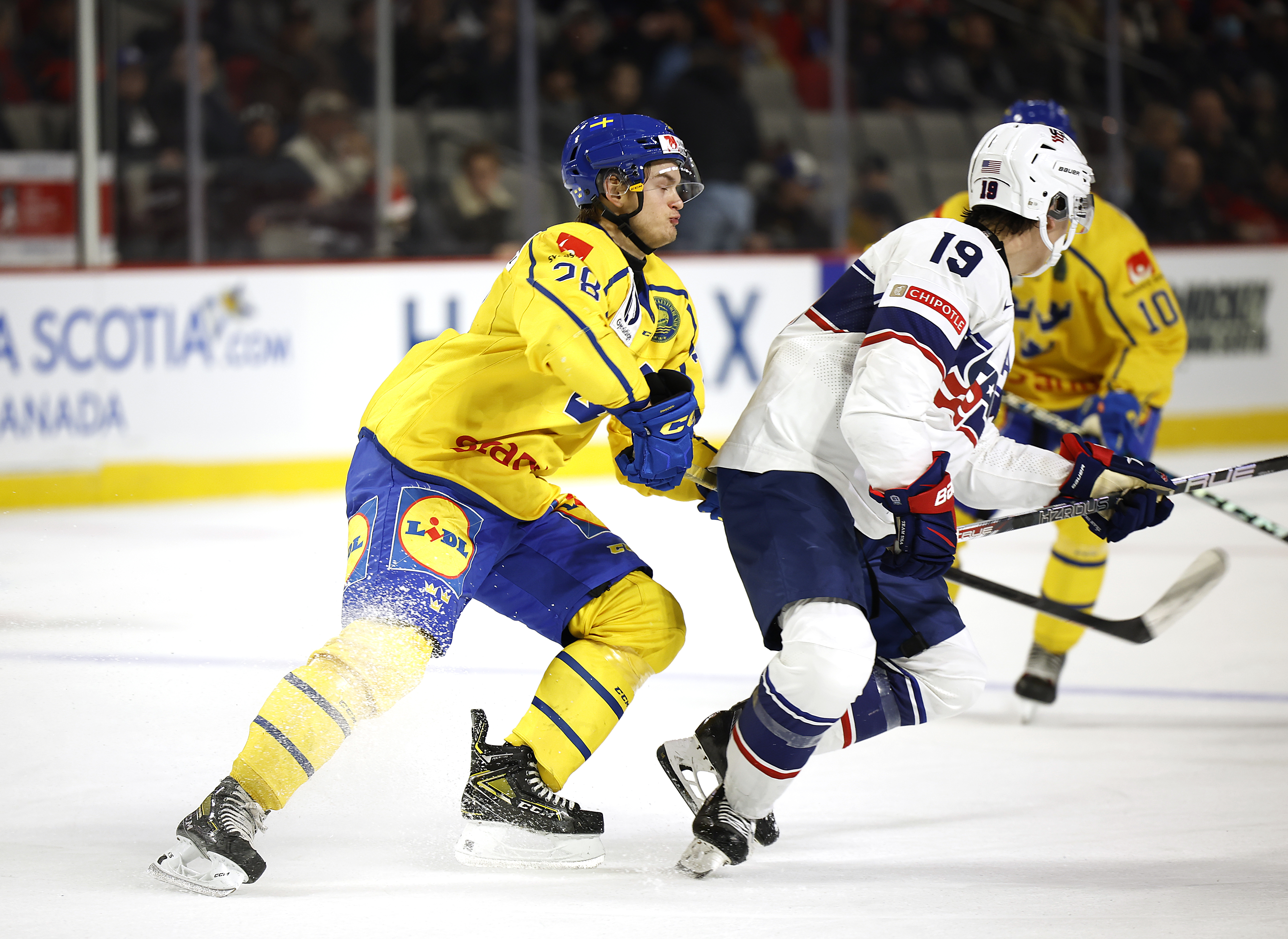 United States v Sweden: Exhibition Game - 2023 IIHF World Junior Championship