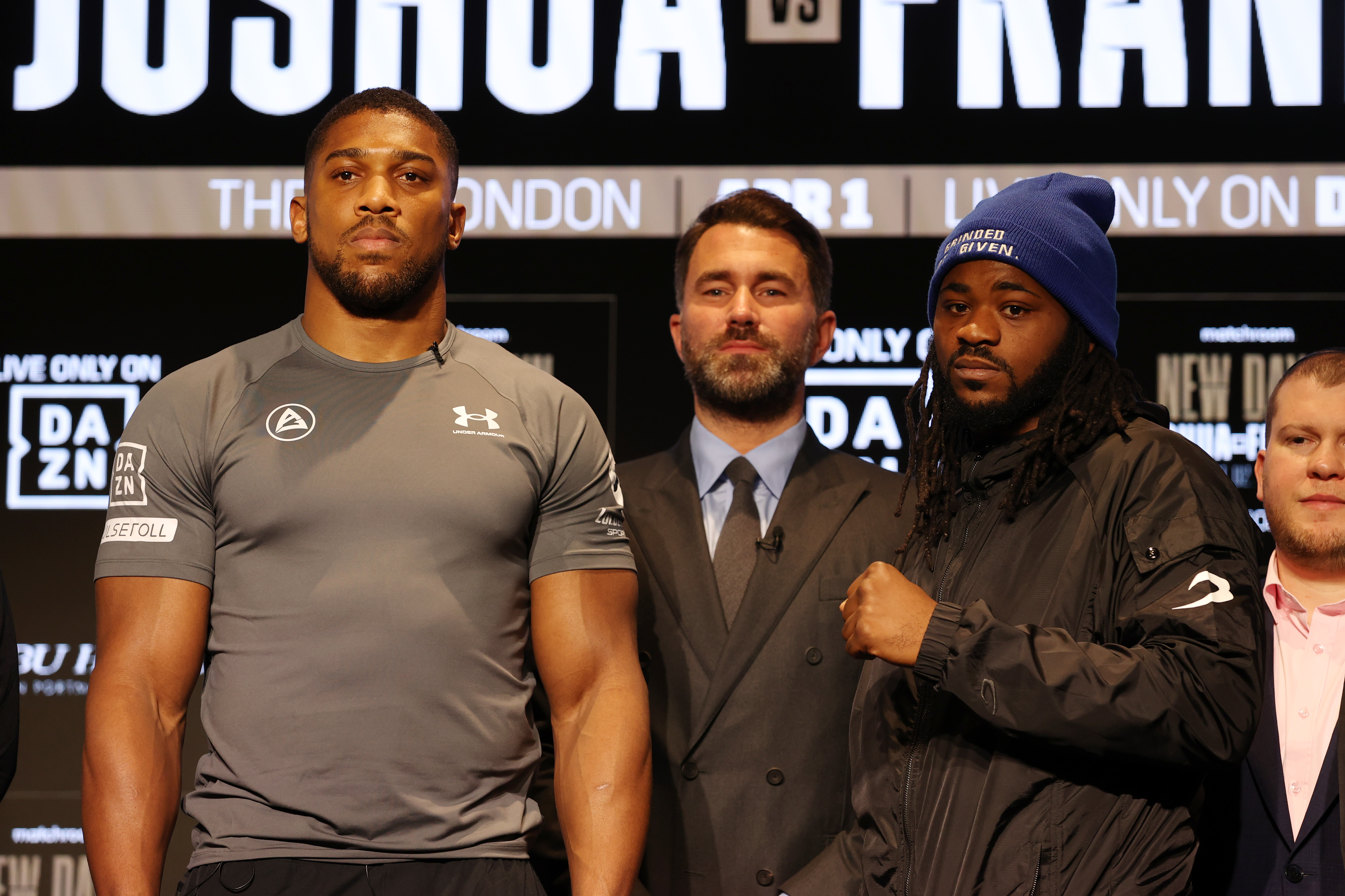 Anthony Joshua and Jermaine Franklin spoke today at their final press conference