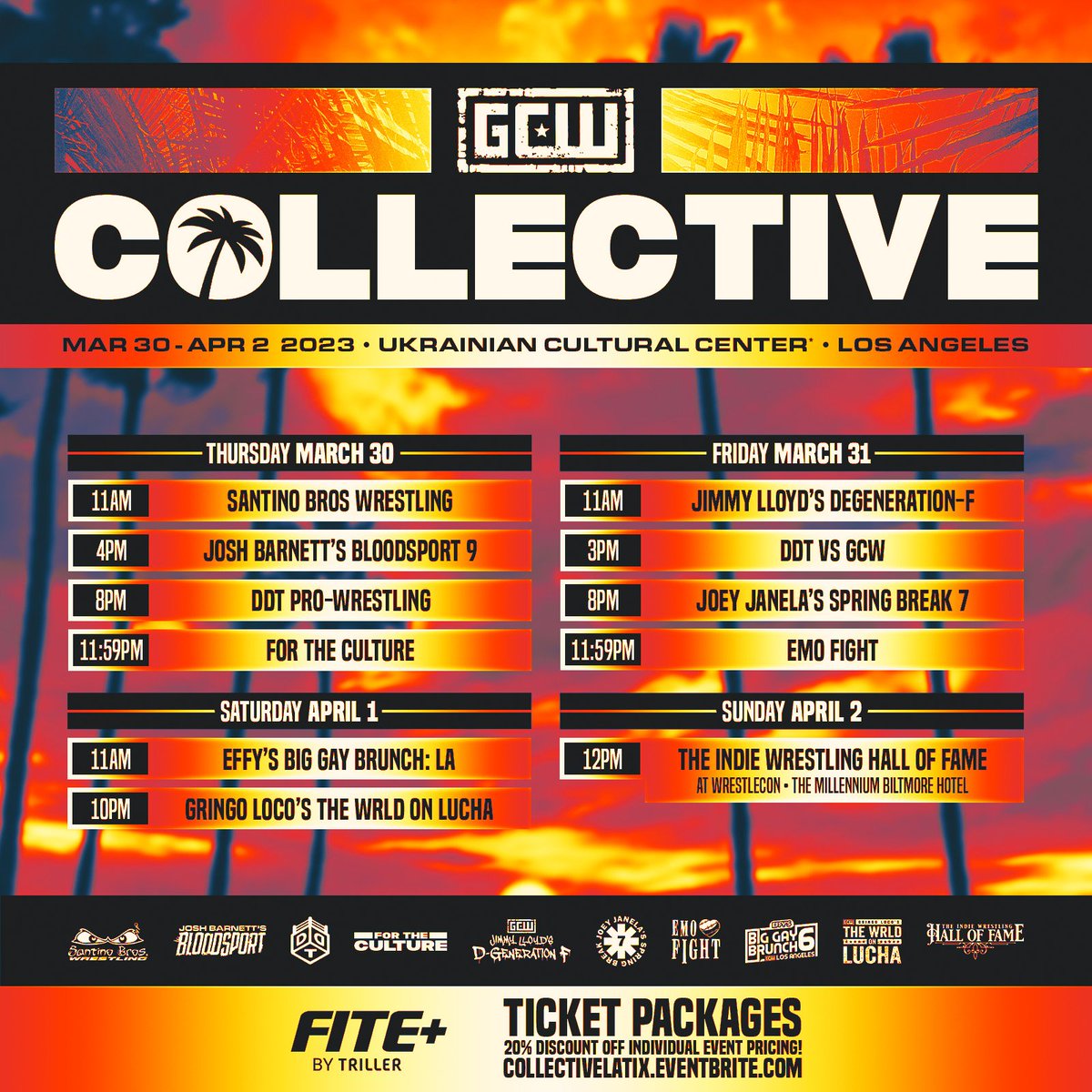 Poster for GCW’s Collective 2023
