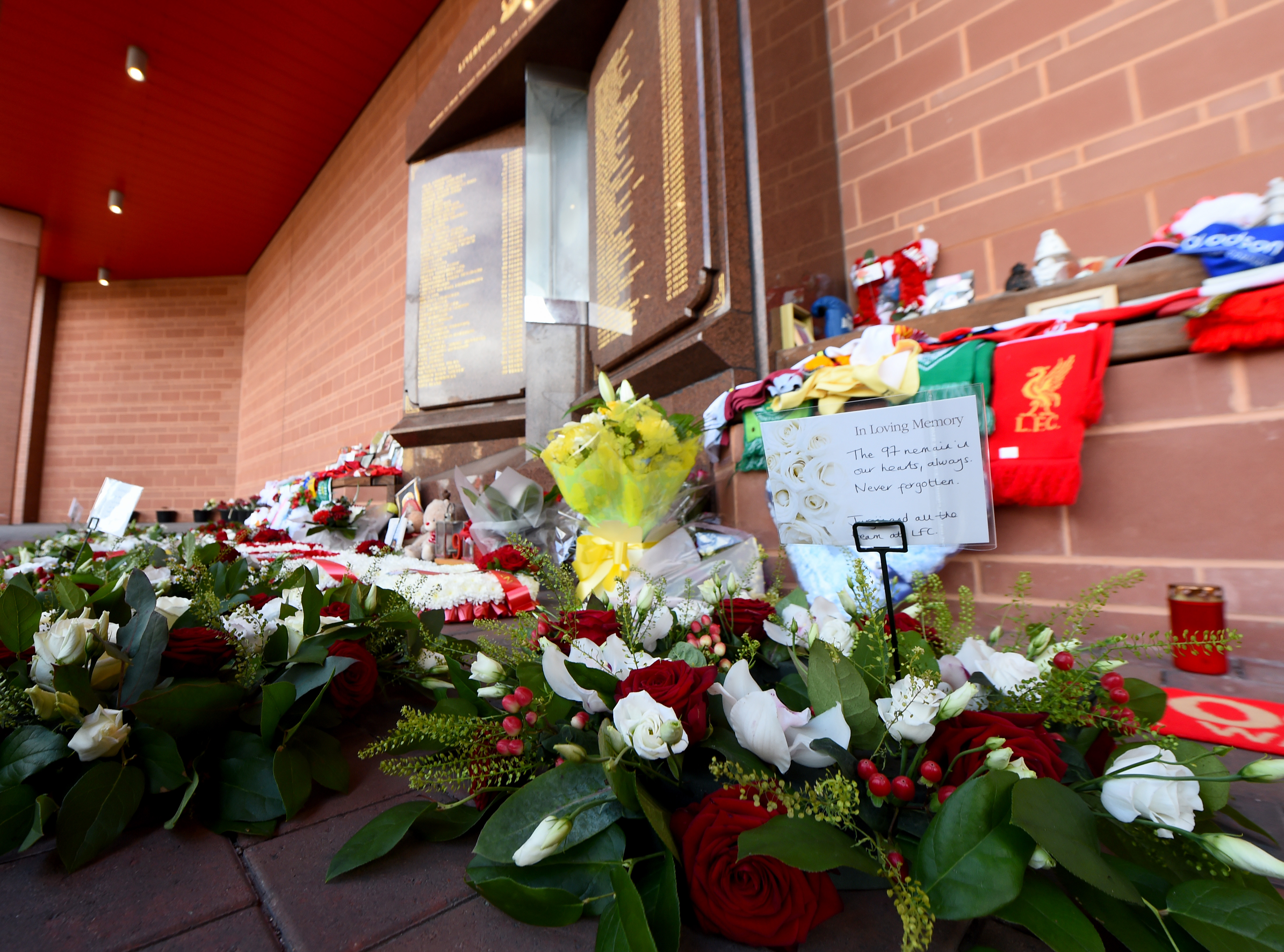 Liverpool FC Mark The 33rd Anniversary Of The Hillsborough Disaster