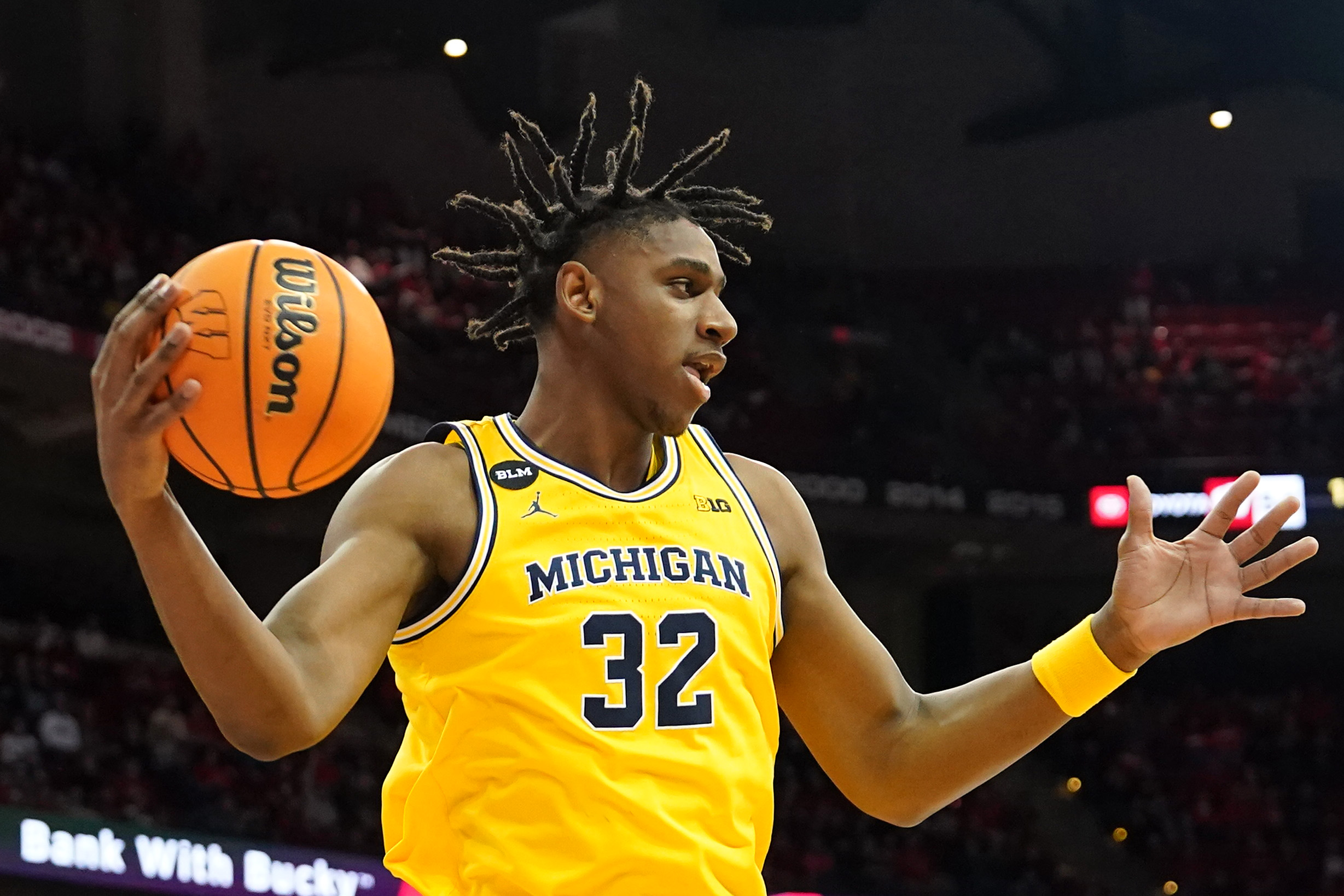 NCAA Basketball: Michigan at Wisconsin