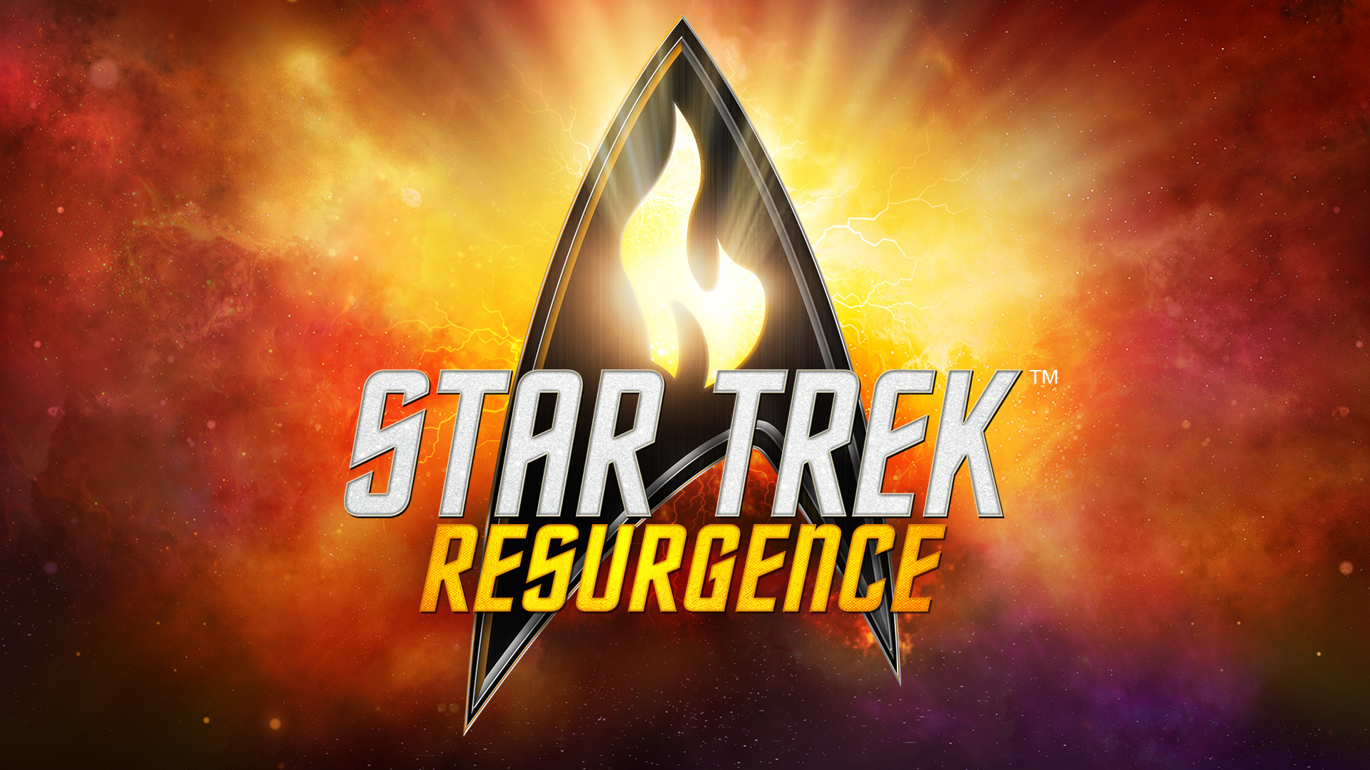 Key art for Star Trek: Resurgence featuring the game’s logo.