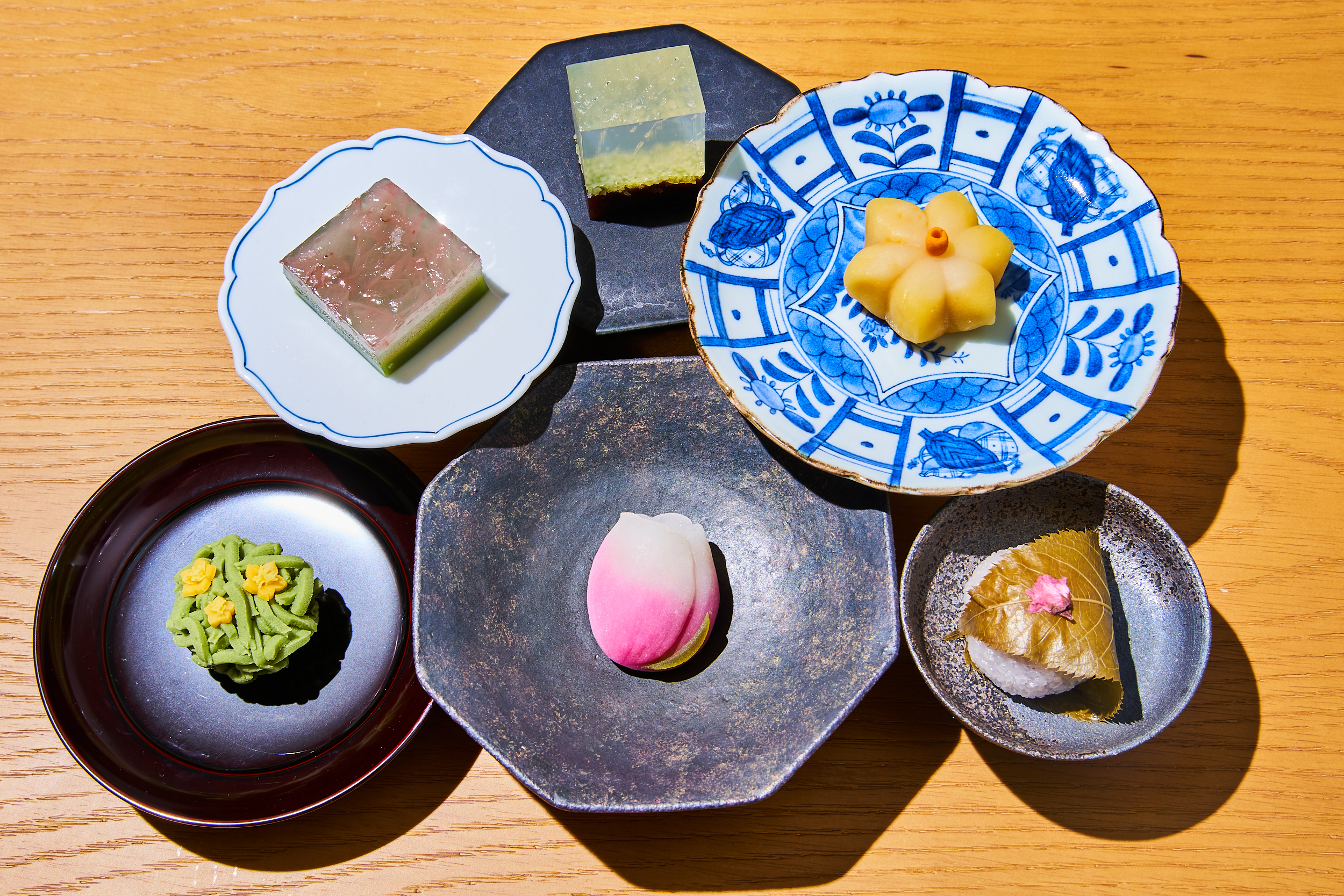 Wagashi are made by Phoebe Ogawa in Long Island City.