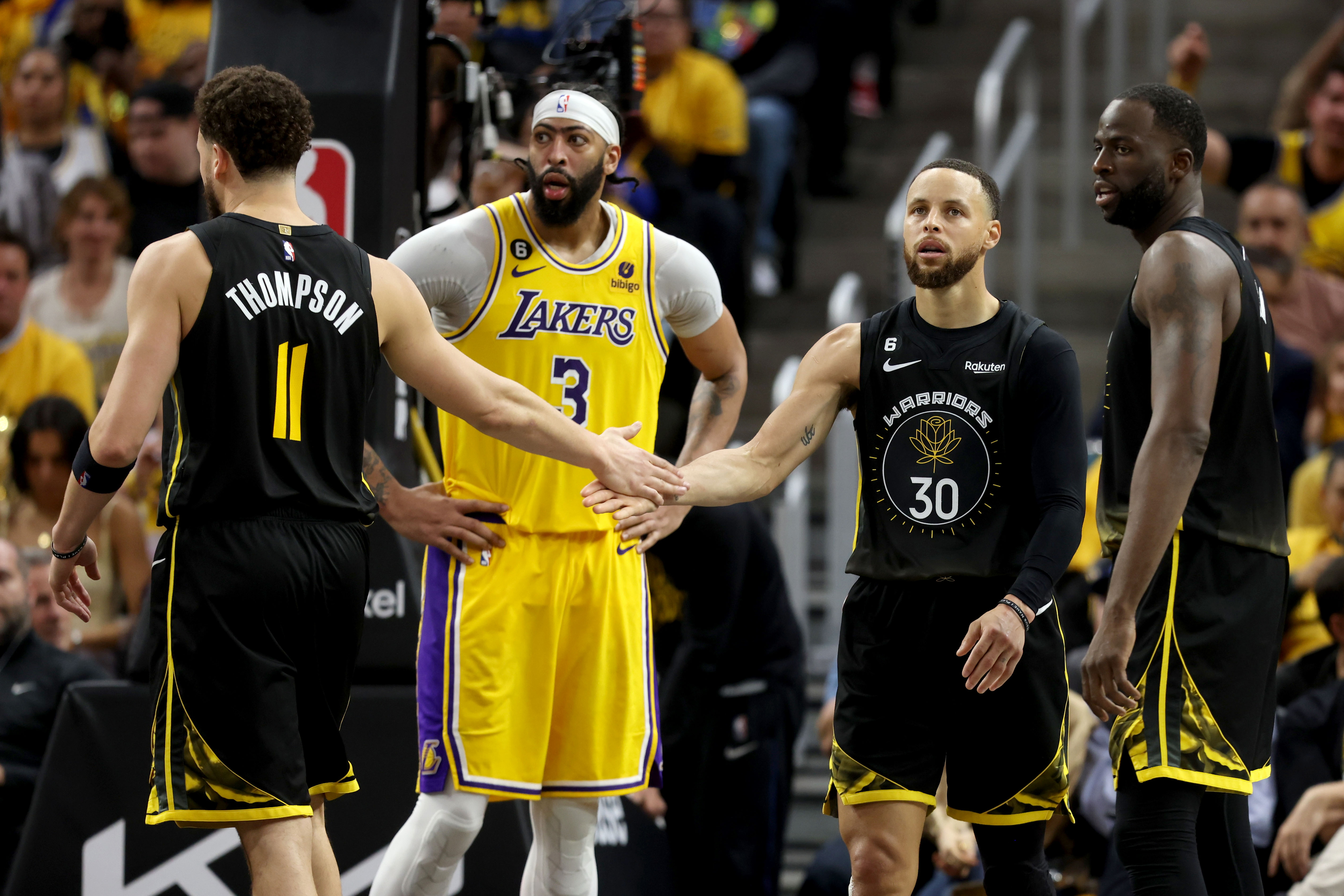 Los Angeles Lakers at Golden State Warriors in Game 1 of the NBA Western Conference semifinals