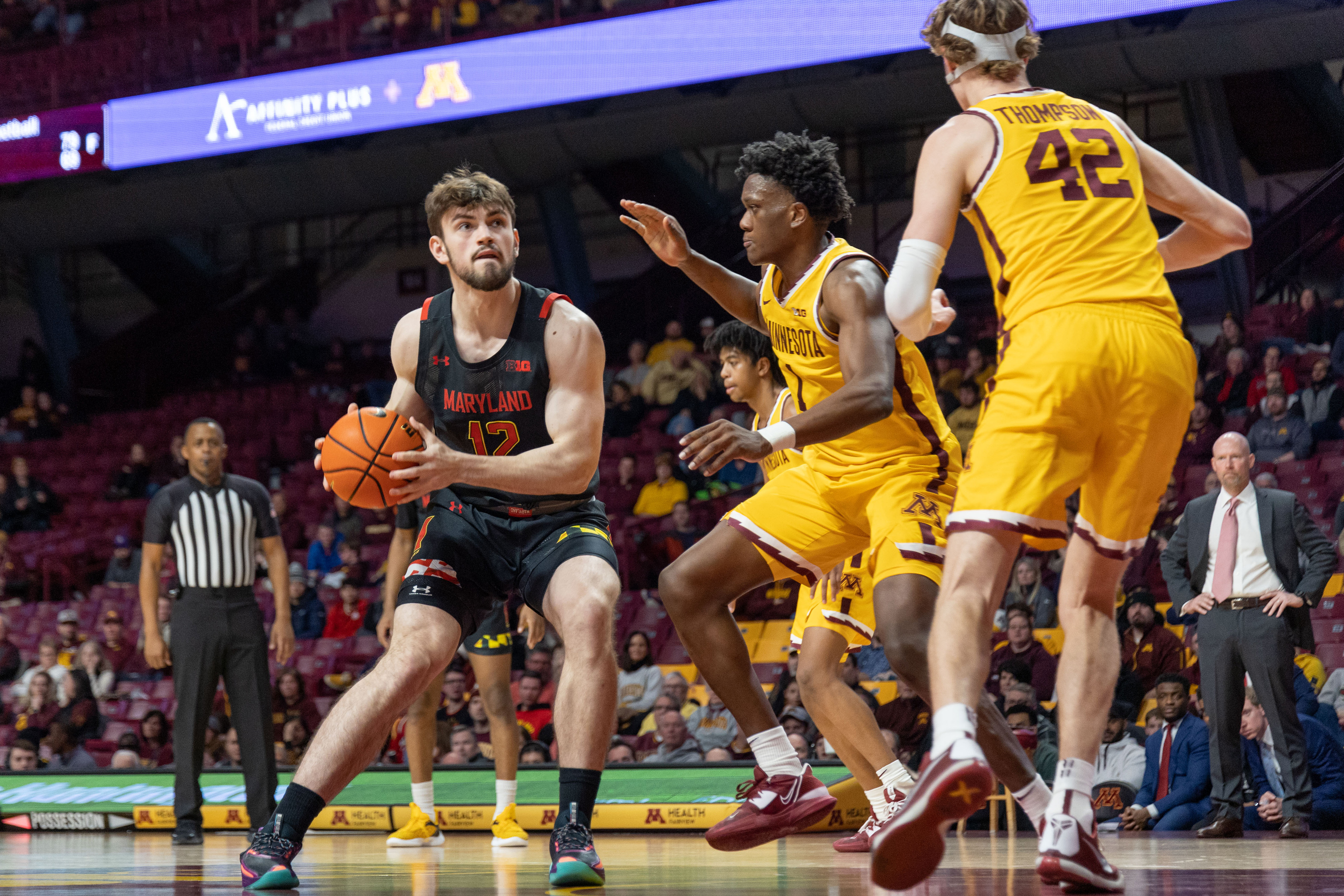 NCAA Basketball: Maryland at Minnesota