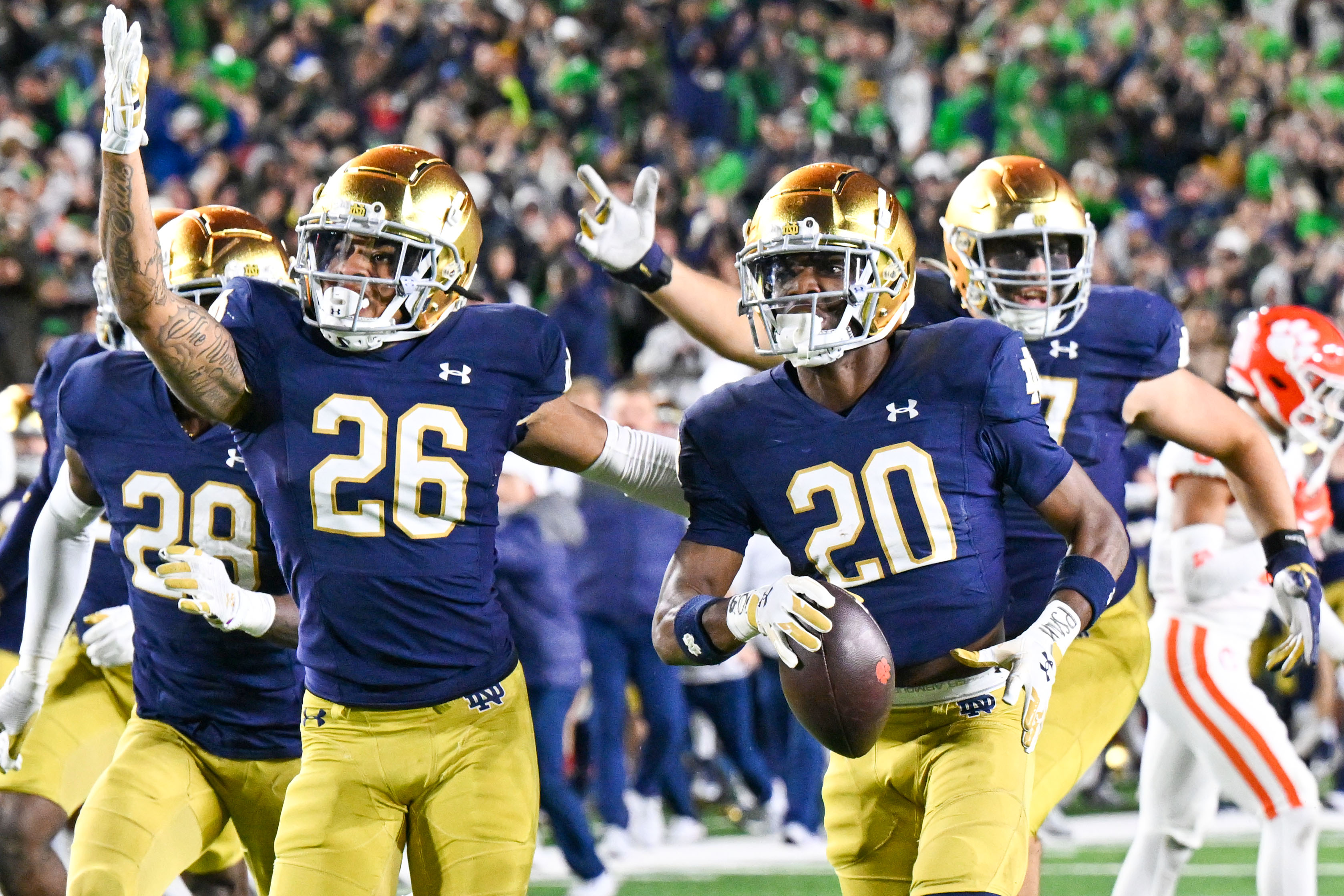 NCAA Football: Clemson at Notre Dame