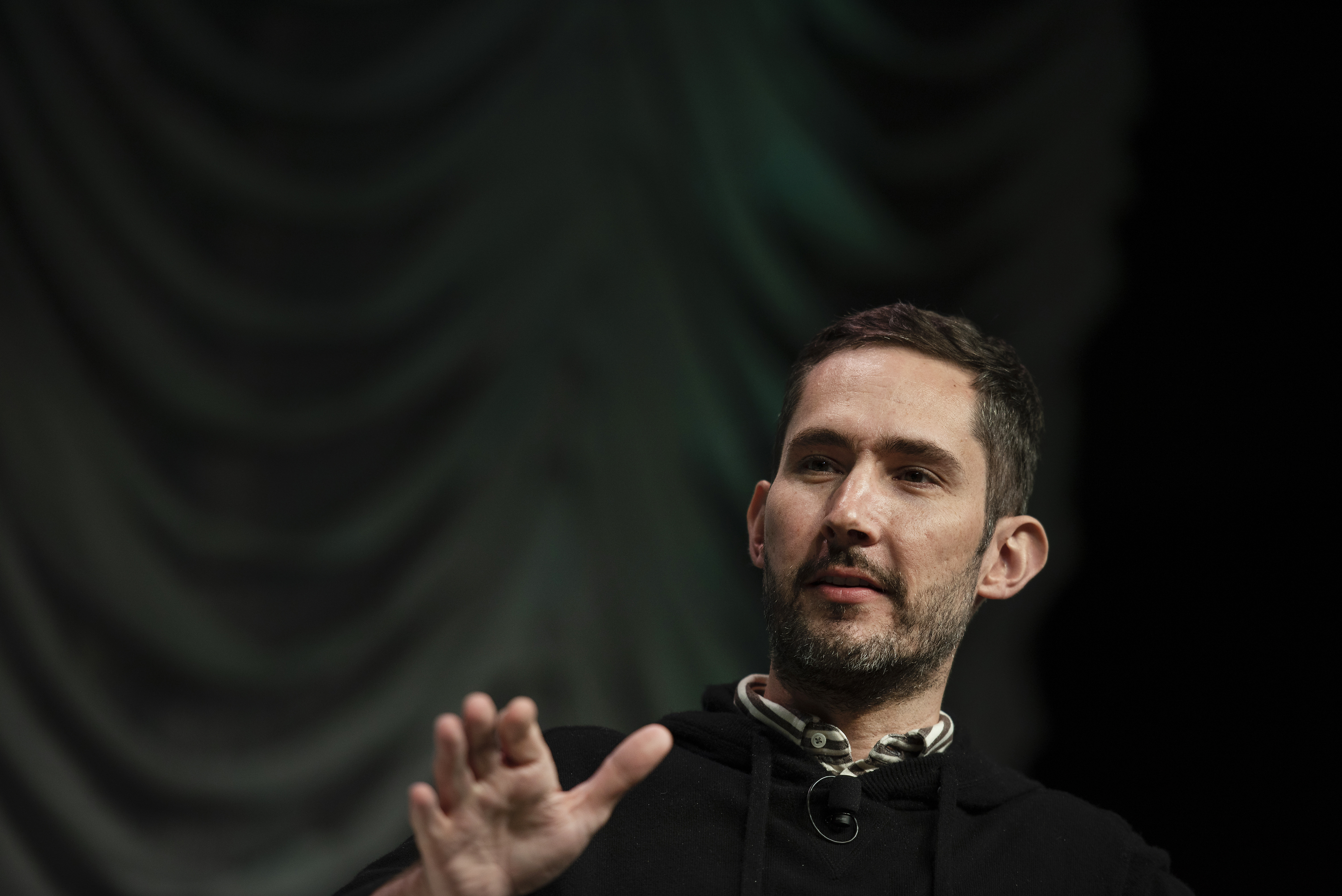 Instagram co-founder Kevin Systrom speaks at the South By Southwest conference in Austin, Texas, March 11, 2019.
