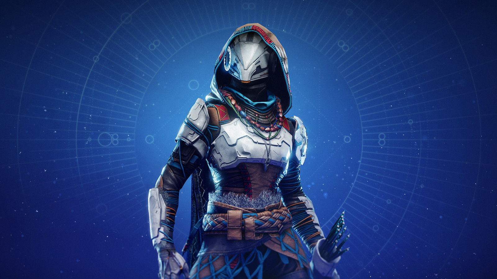 screenshot showing a new skin for Destiny 2’s “season of the deep” season — it’s a tribute to their colleagues who made Horizon: Zero Dawn