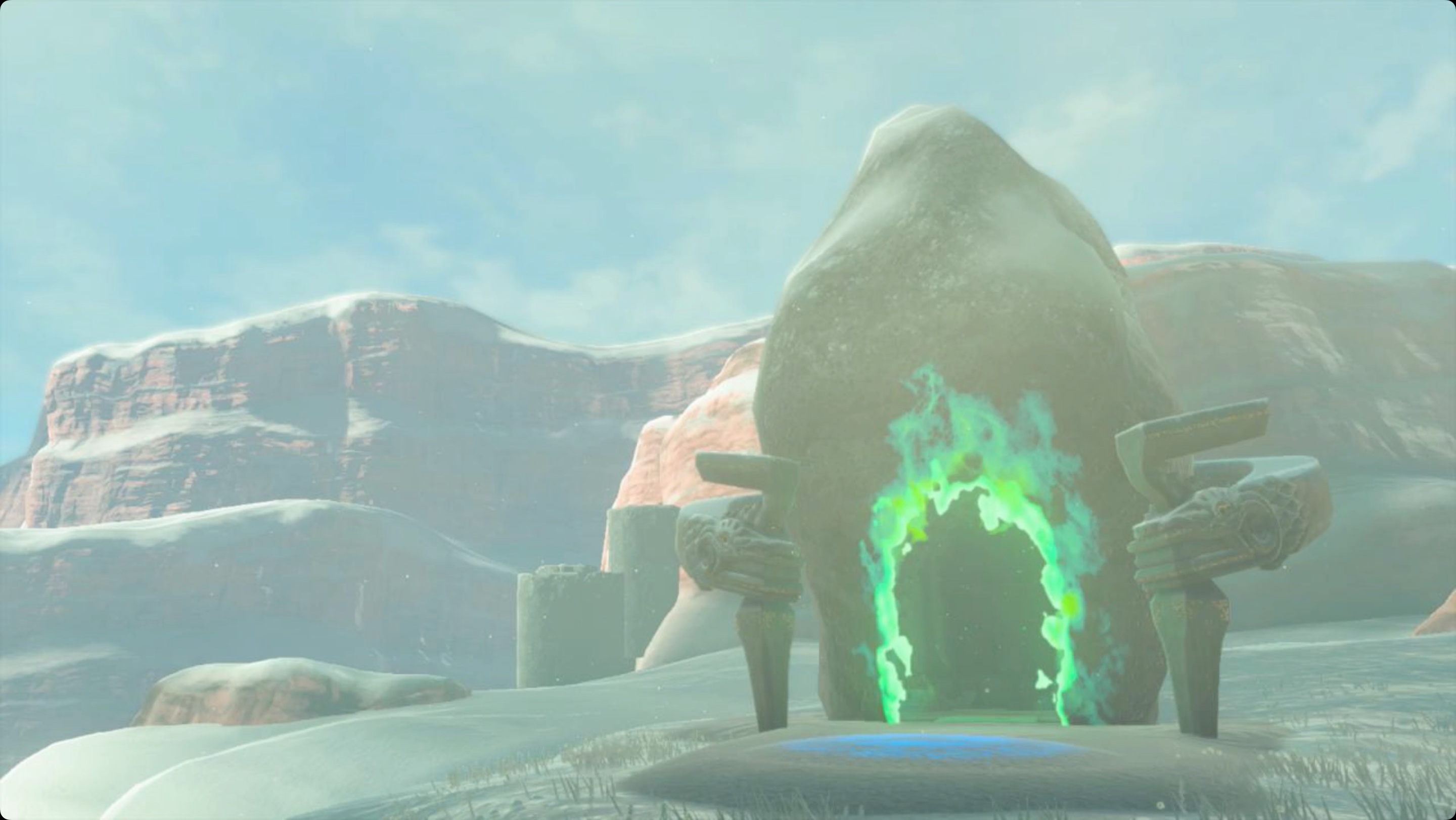 The Legend of Zelda: Tears of the Kingdom Mayamats Shrine exterior