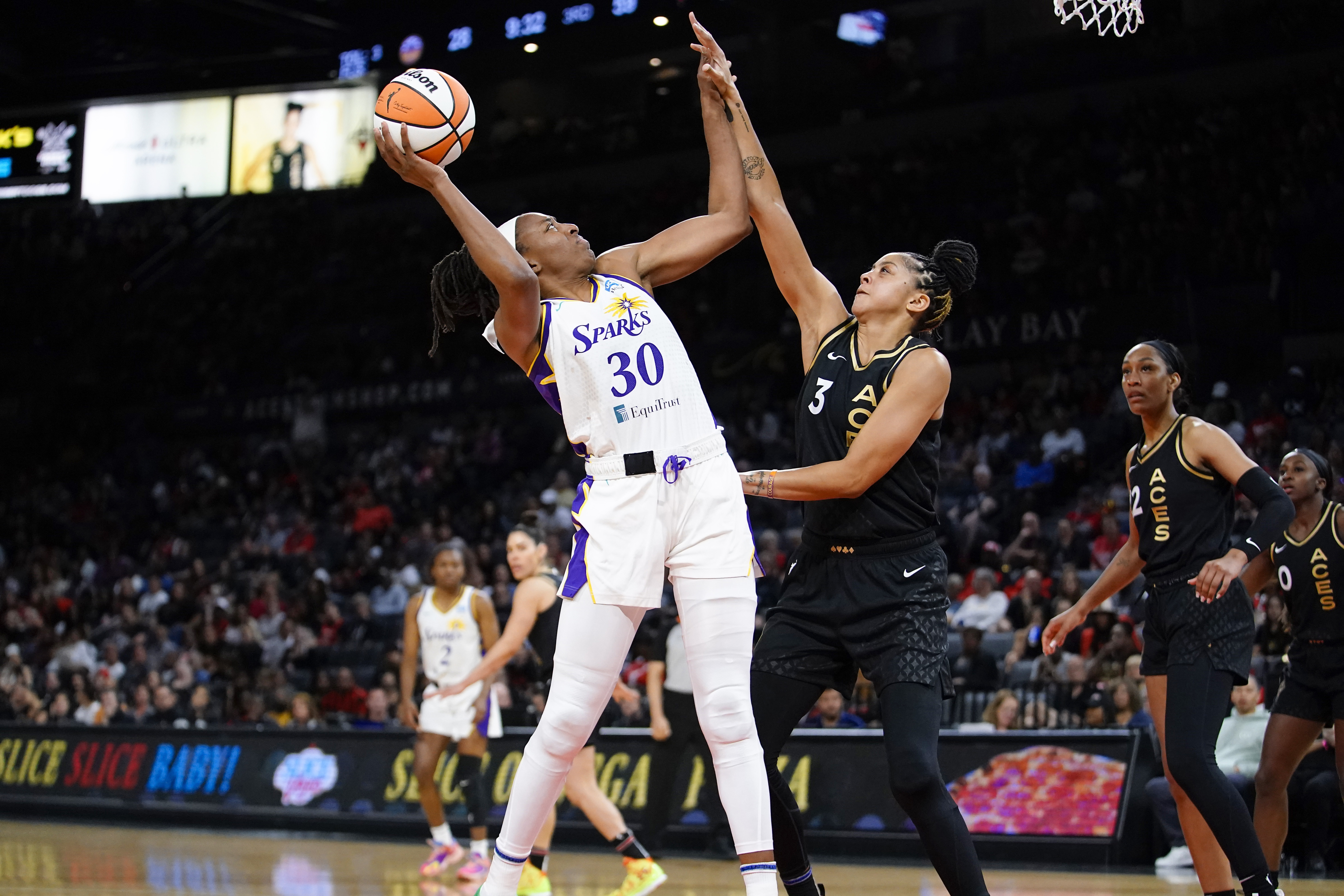 WNBA: Los Angeles Sparks at Las Vegas Aces