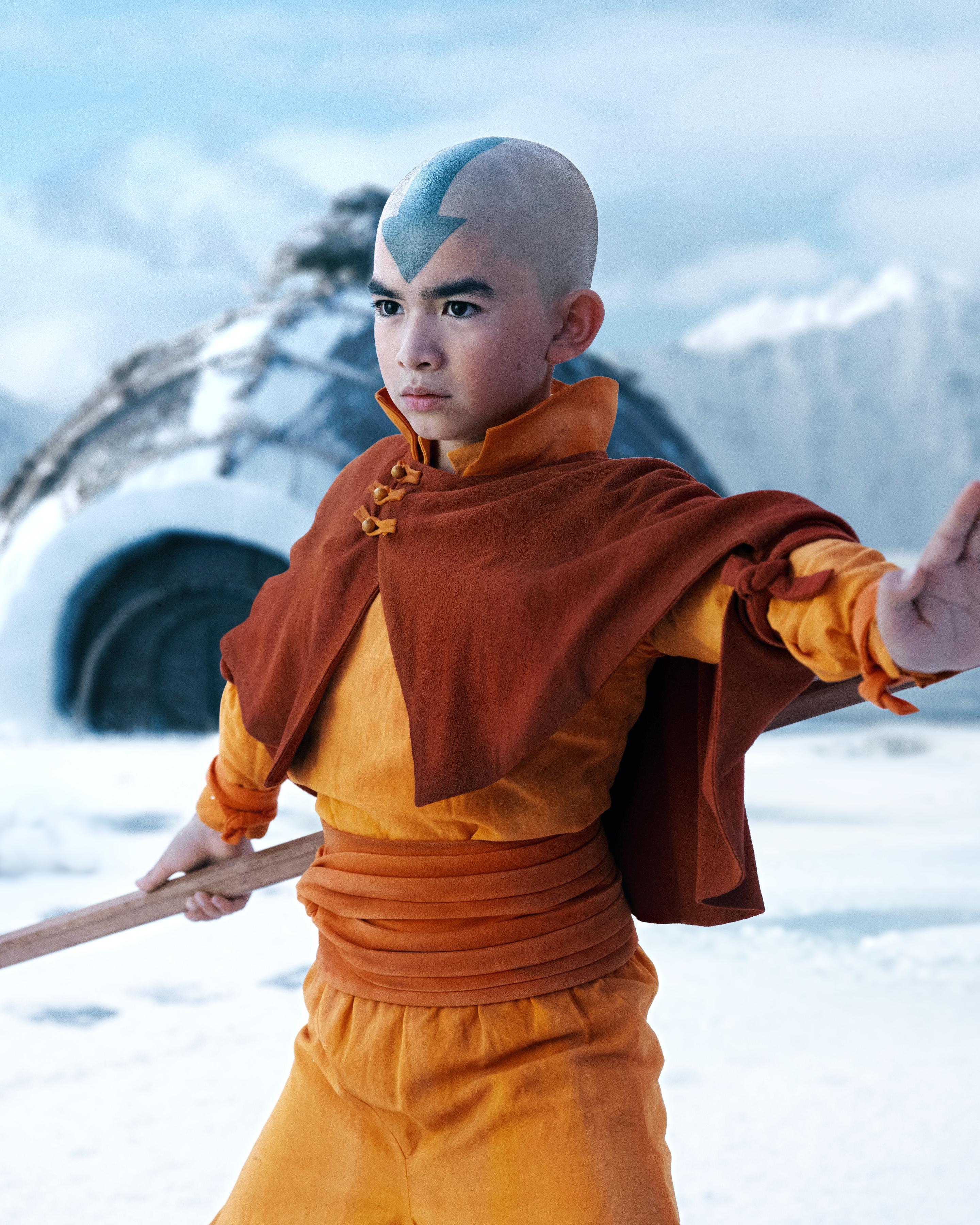 Live-action Aang in Netflix’s Avatar: The Last Airbender