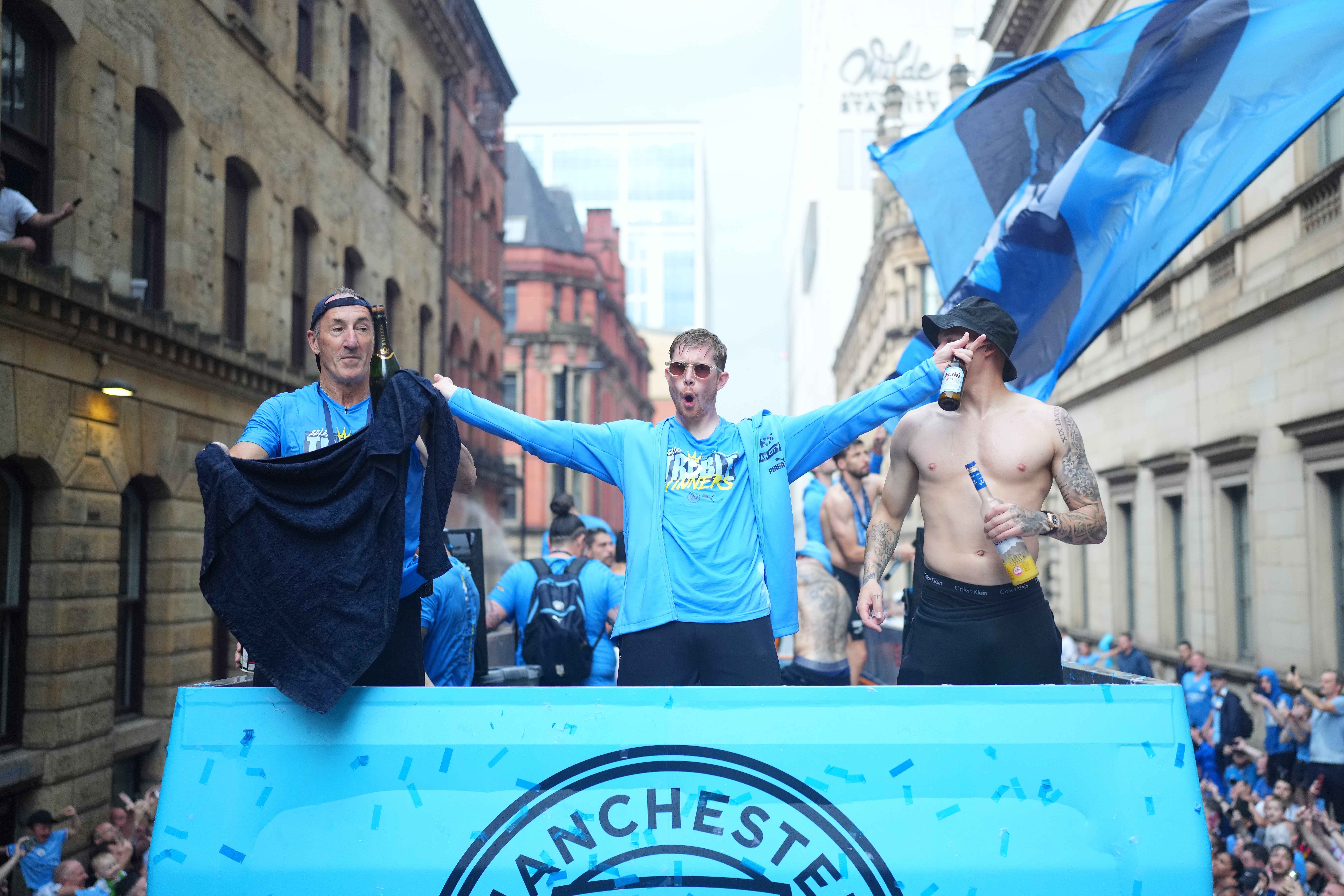 Kevin De Bruyne - Manchester City Trophy Parade - Premier League