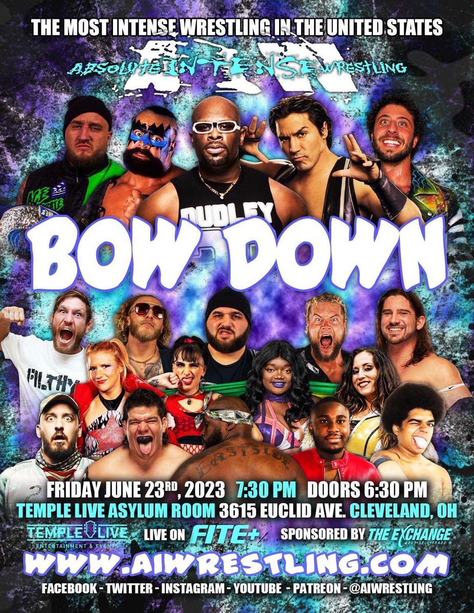 Poster for AIW Bow Down