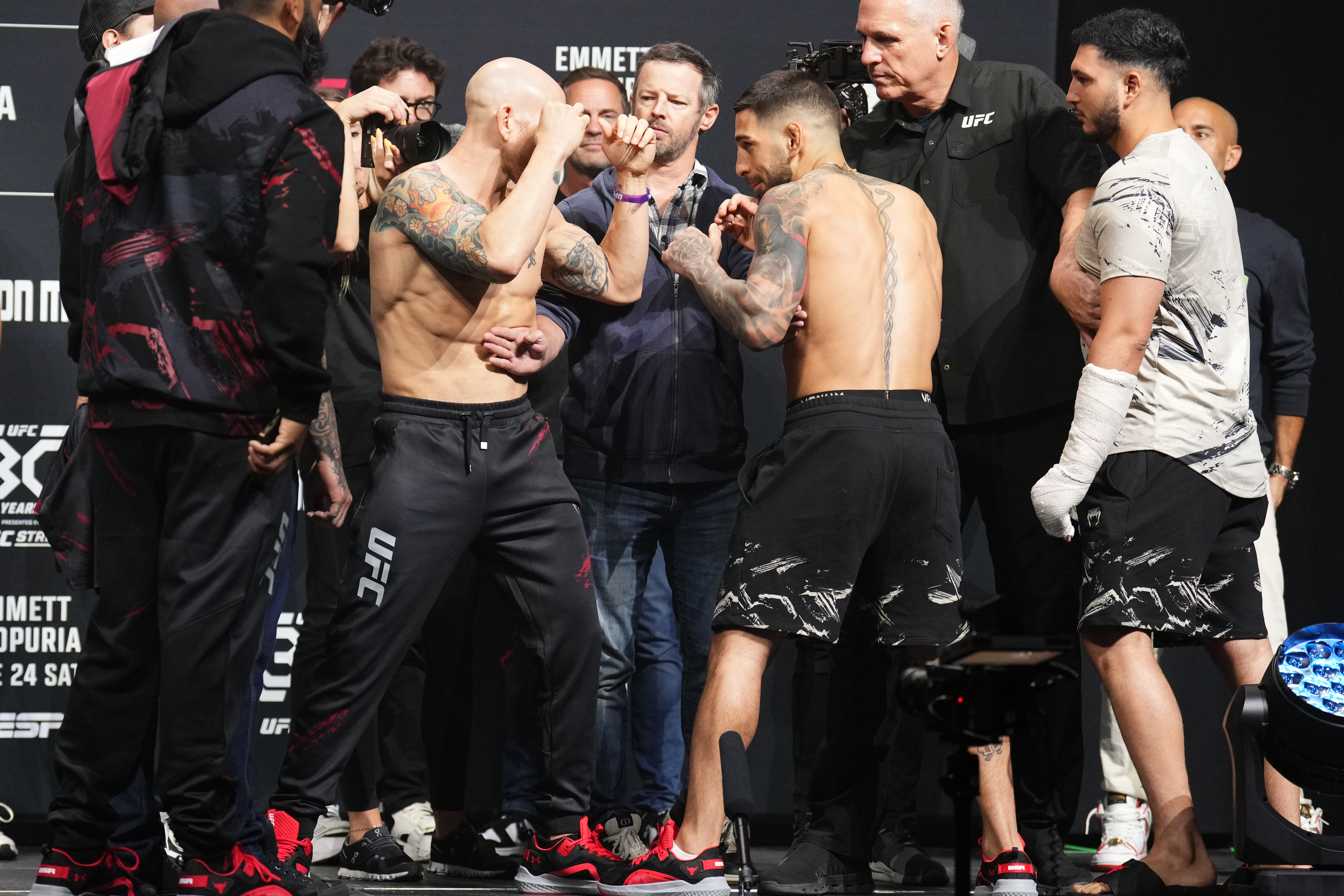 UFC Fight Night: Emmett v Topuria Ceremonial Weigh-in