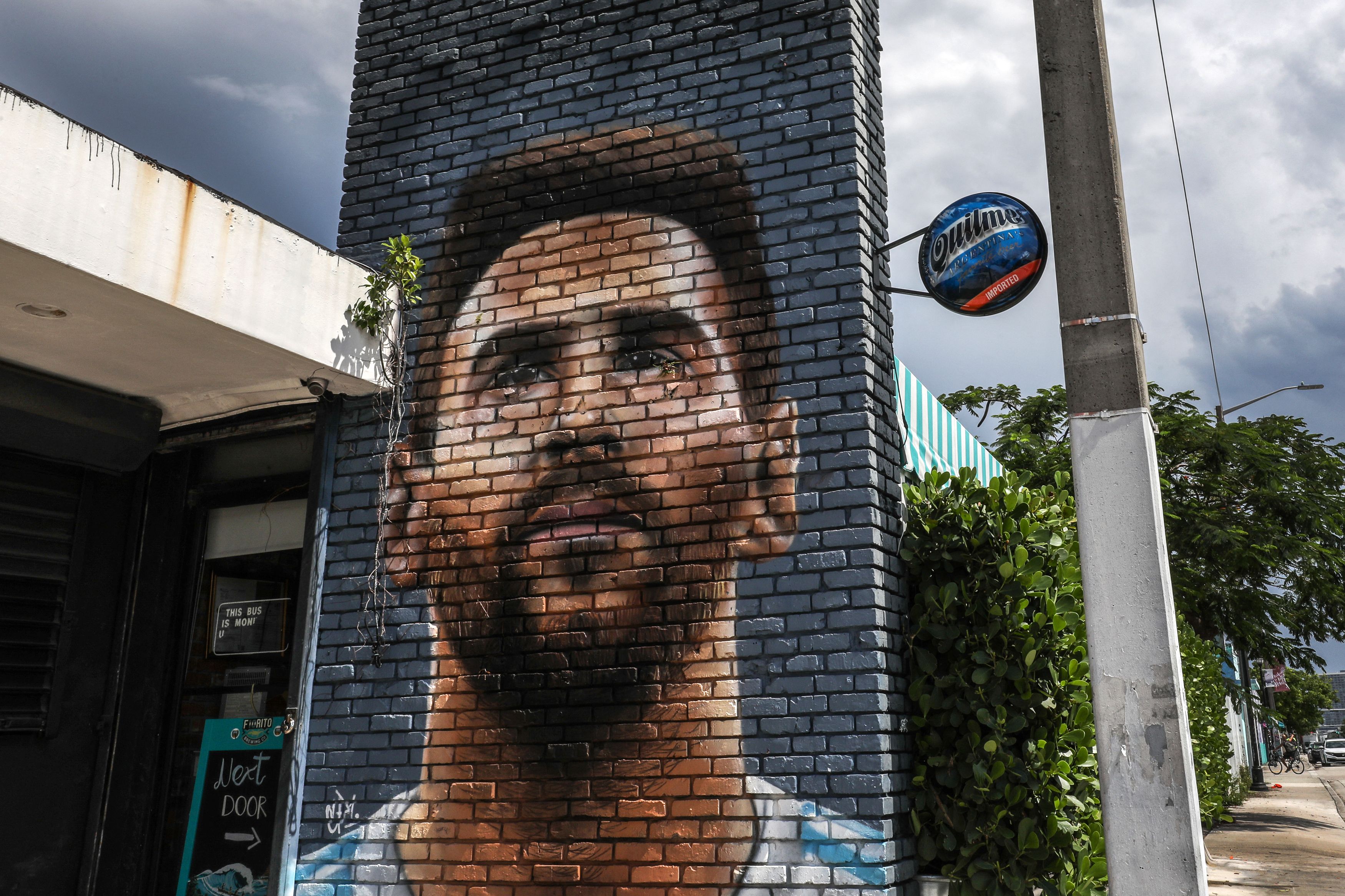 Mural of Lionel Messi - BARCELONA to Inter Miami - MLS