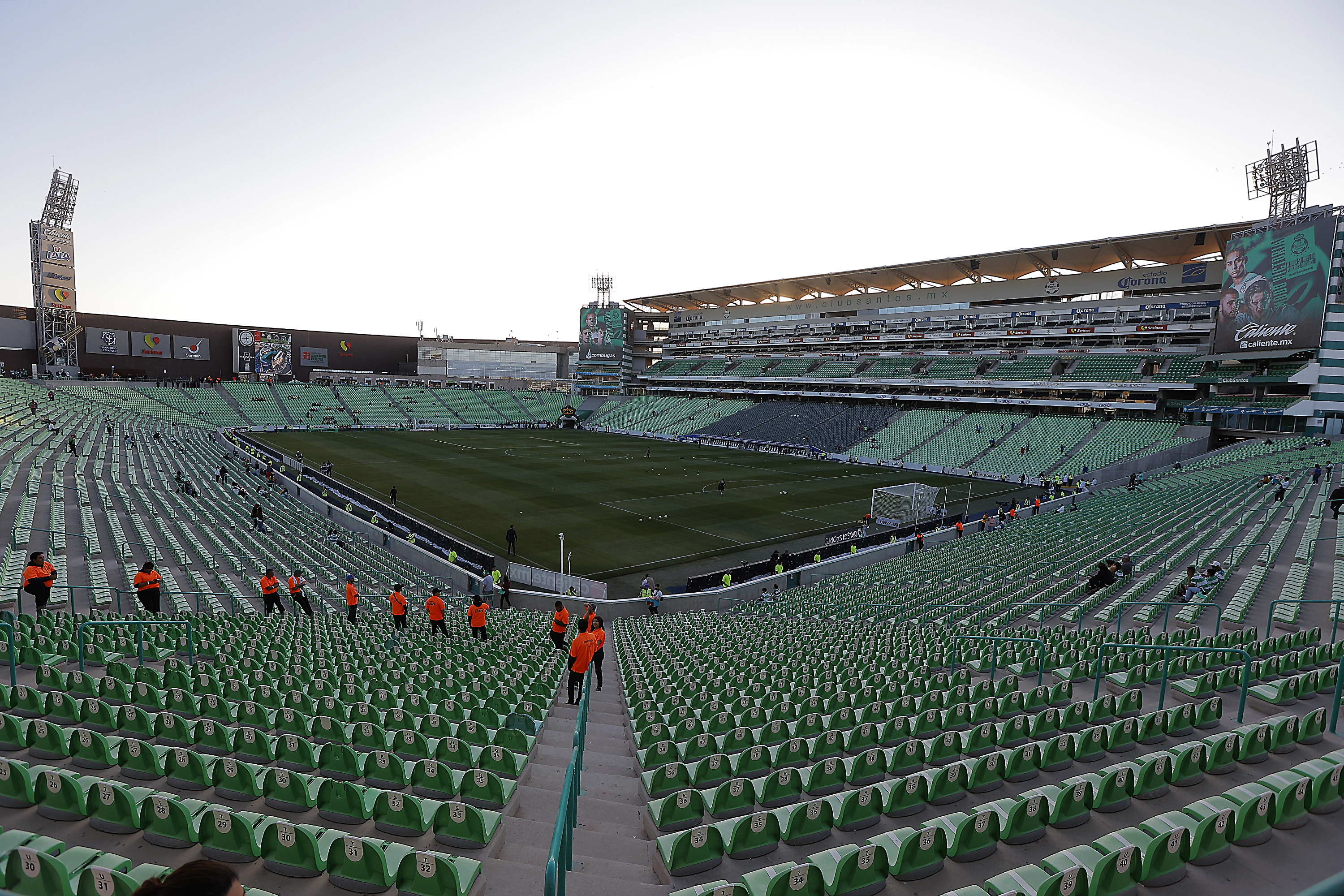General view of Corona Stadium prior the 1st round match between Santos Laguna and Tigres UANL as part of the Torneo Clausura 2023 Liga MX on January 8, 2023 in Torreon, Mexico.