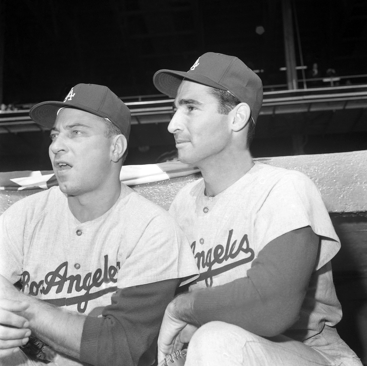 Sandy Koufax and Johnny Podres combined for three wins in the Dodgers’ five games this week in 1963.