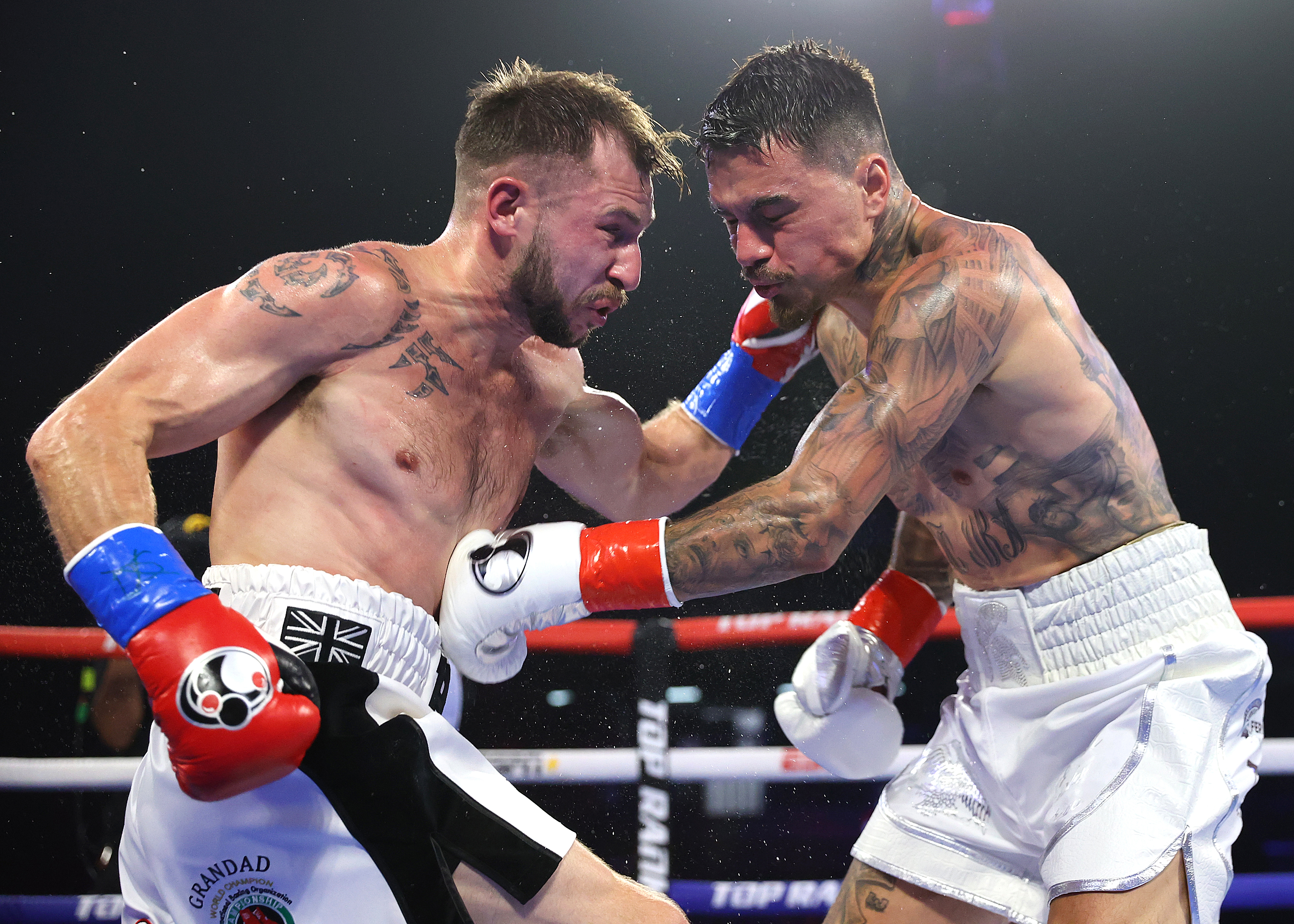 Maxi Hughes will understandably feel robbed on the cards after losing to George Kambosos Jr