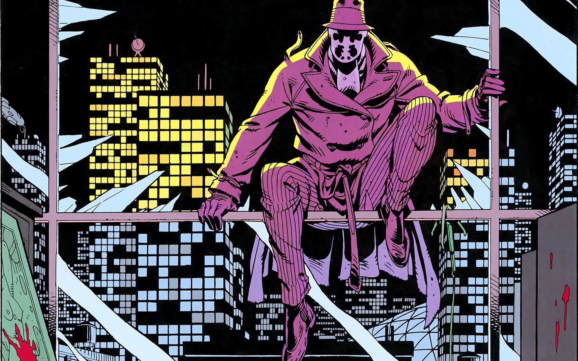Rorschach in Watchmen #1, DC Comics (1986).