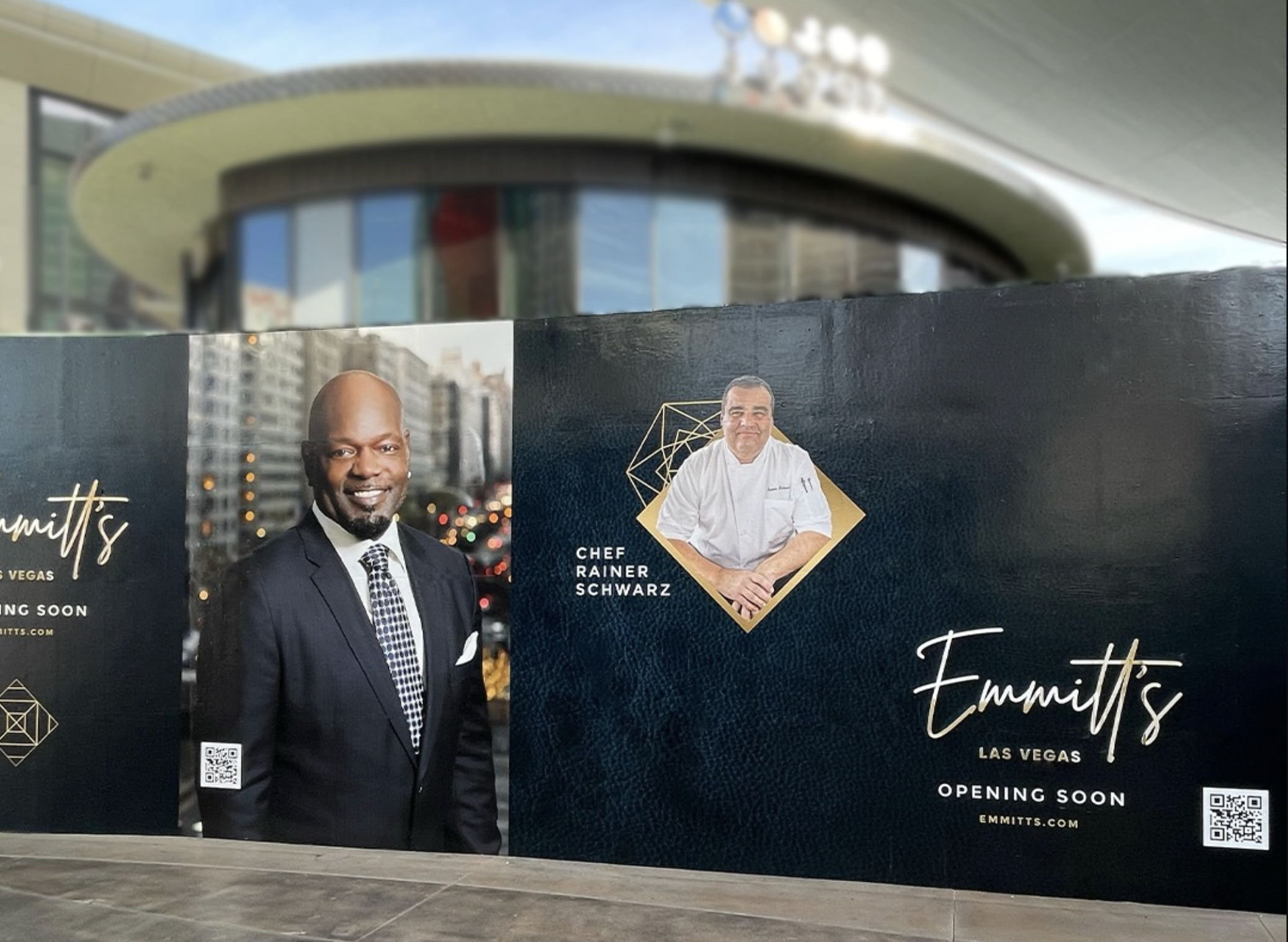 A sign for Emmitt’s Las Vegas at Fashion Show Mall.