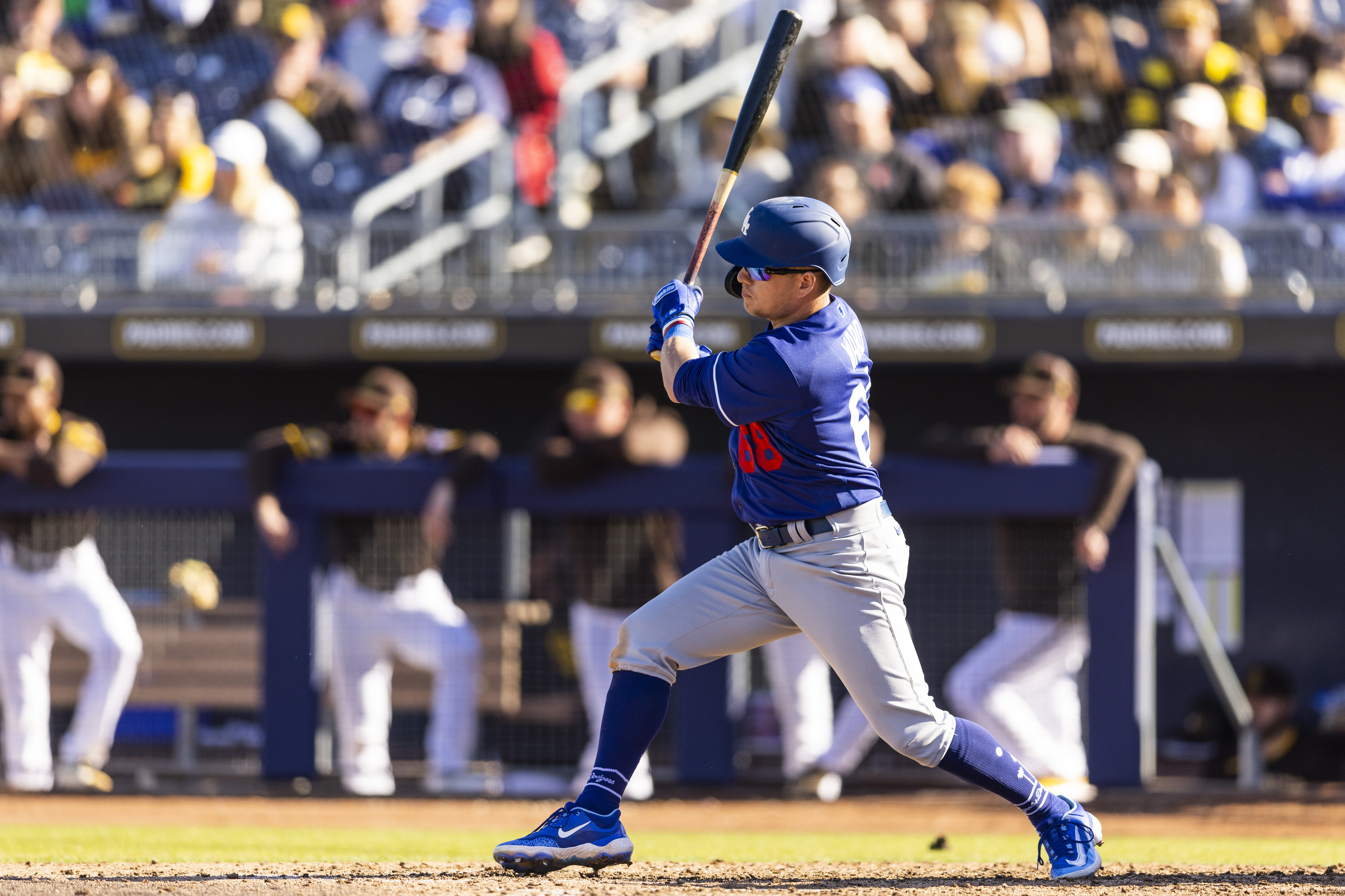 Ryan Ward hit a three-run home run for the Triple-A Oklahoma City Dodgers on Saturday.