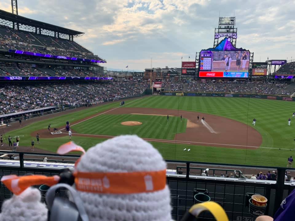 Adric at Coors Field. Coors Field. July 17, 2021.