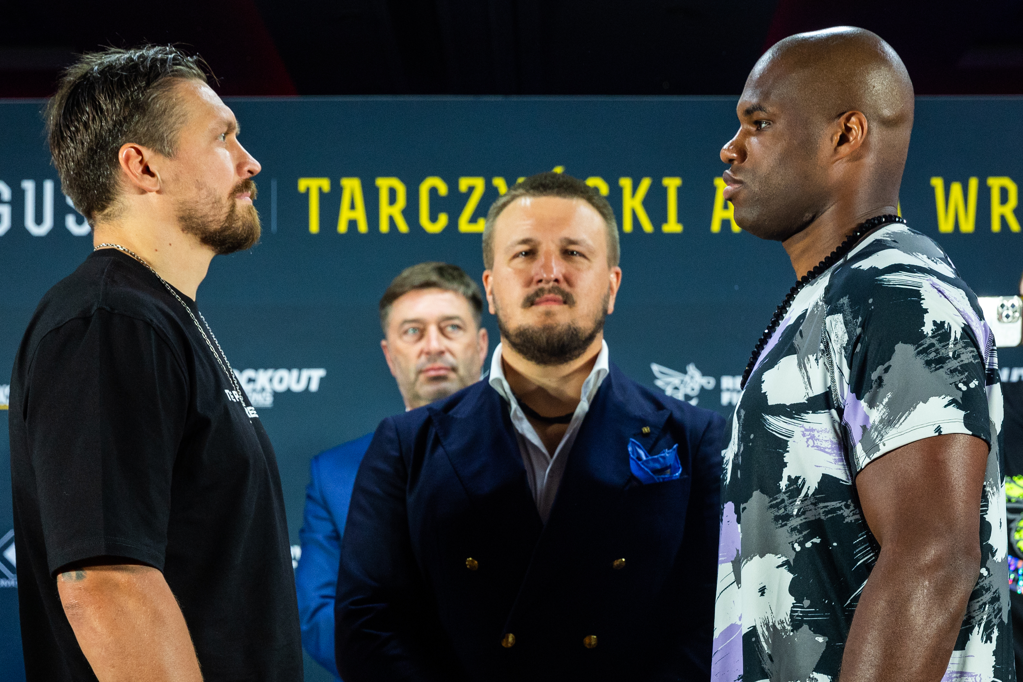 Press Conference Before The Usyk - Dubois Boxing Fight