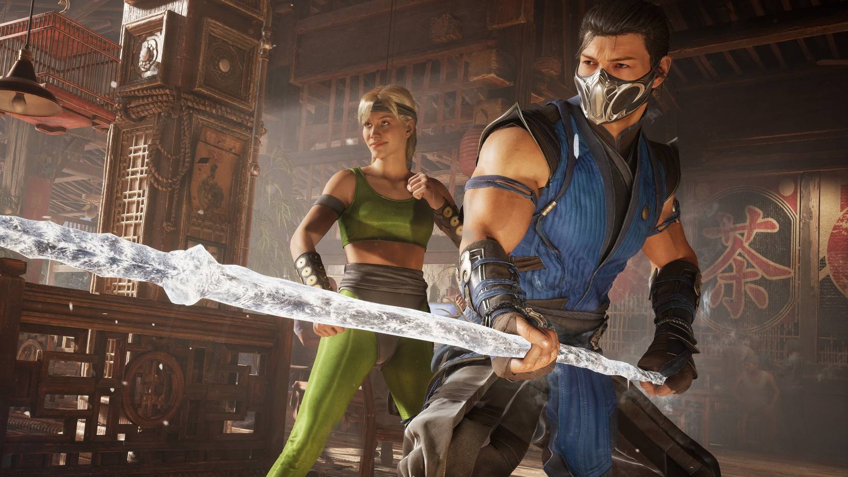 Sonya Blade and Sub-Zero in Mortal Kombat 1