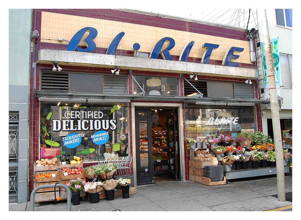 The exterior of Bi-Rite Market on 18th Street in San Francisco.