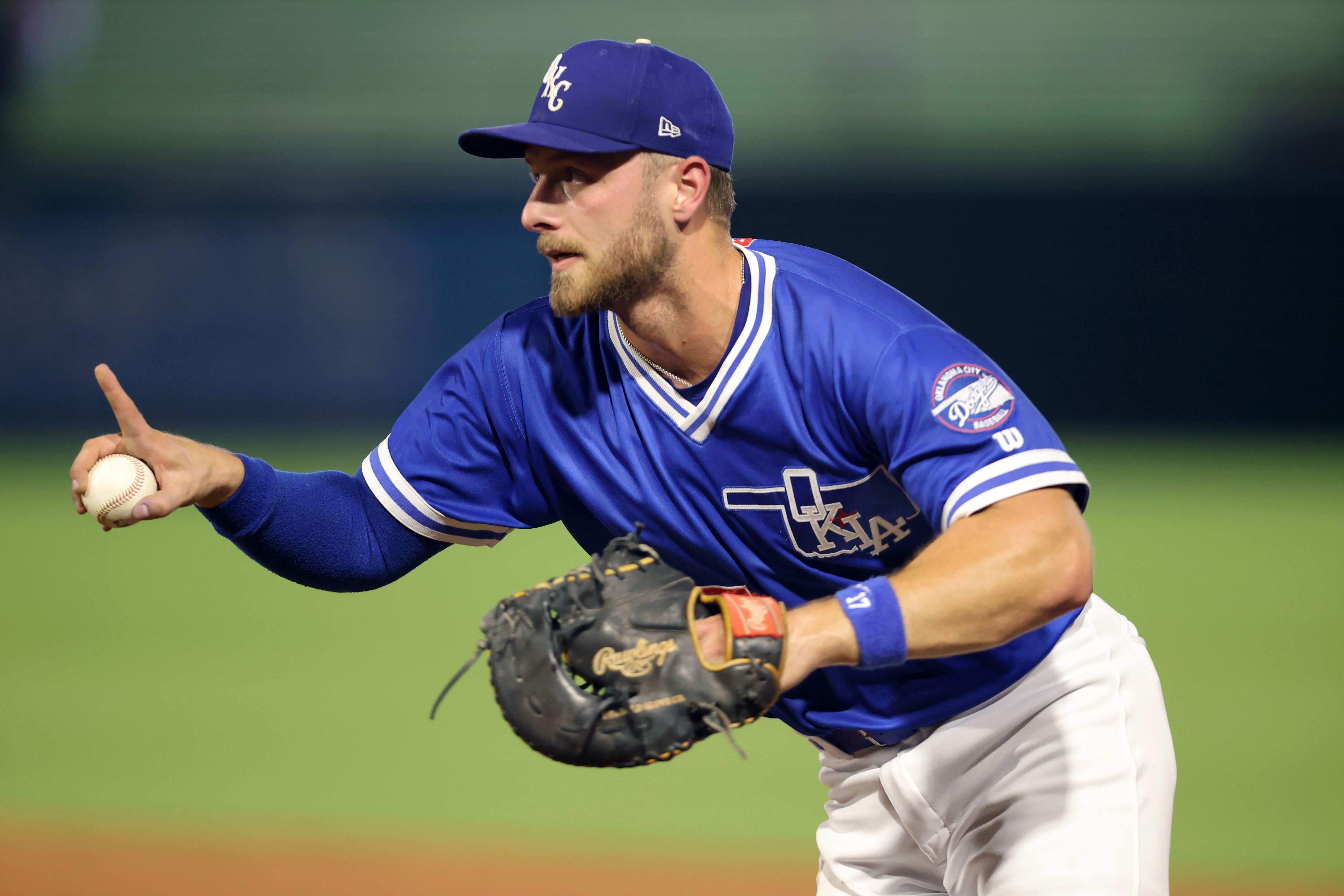 Michael Busch homered, doubled, and walked in the Triple-A championship game, but the Oklahoma City Dodgers lost to the Norfolk Tides at Las Vegas Ballpark on September 20, 2023.