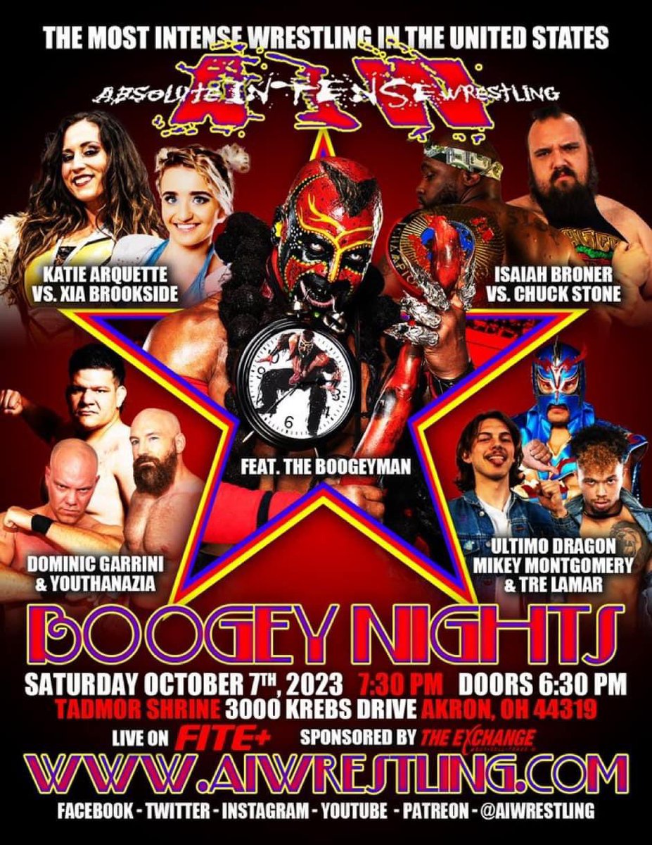 Poster for AIW Boogey Nights