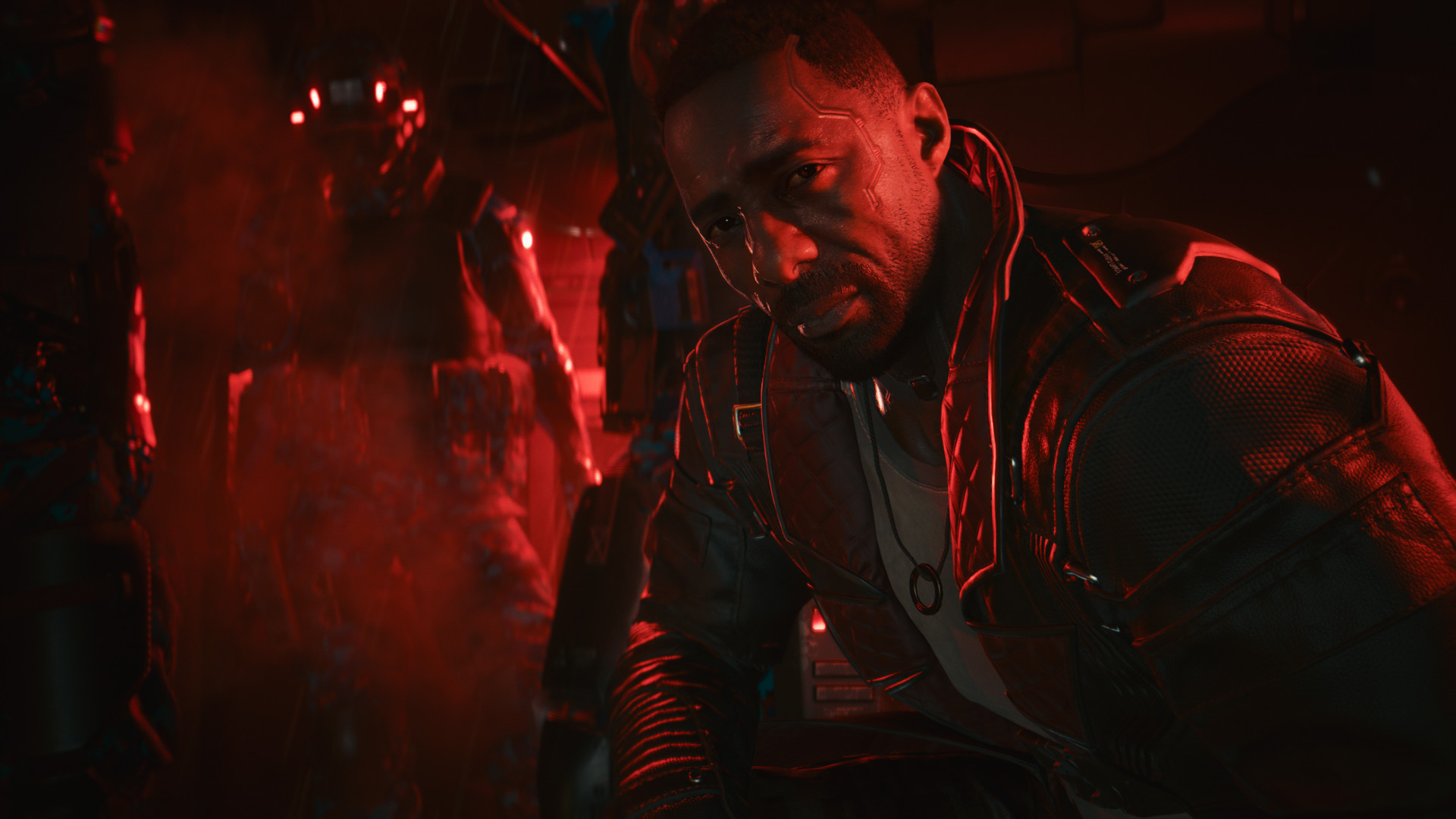Idris Elba as Solomon Reed, one of the new supporting characters introduced in Cyberpunk 2077’s Phantom Liberty expansion.
